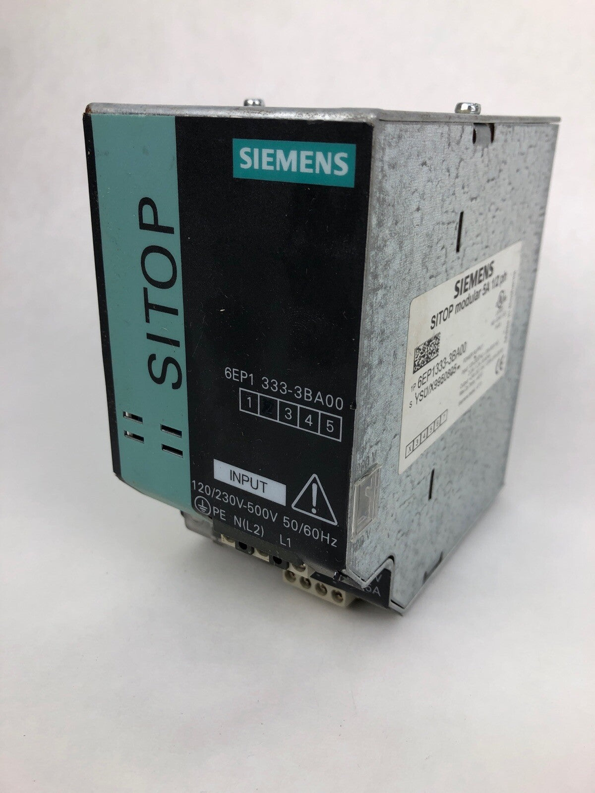 Siemens 1P 6EP1333-3BA00 SITOP Modular Power Supply 5A 1/2 ph -FSTSHP