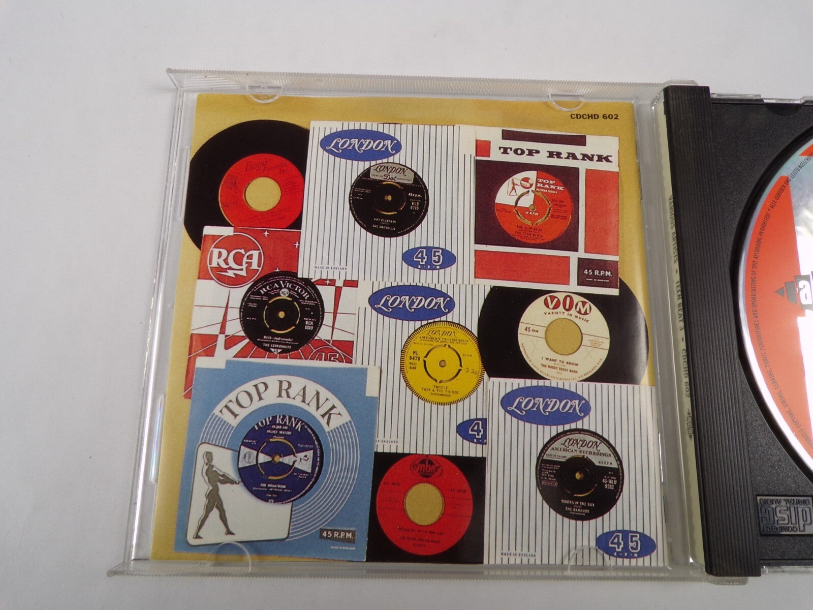 Teen Beat 3 Perfidia Mau Mau Heat Wipe Out Baja Twistle Wolf Call CD#58