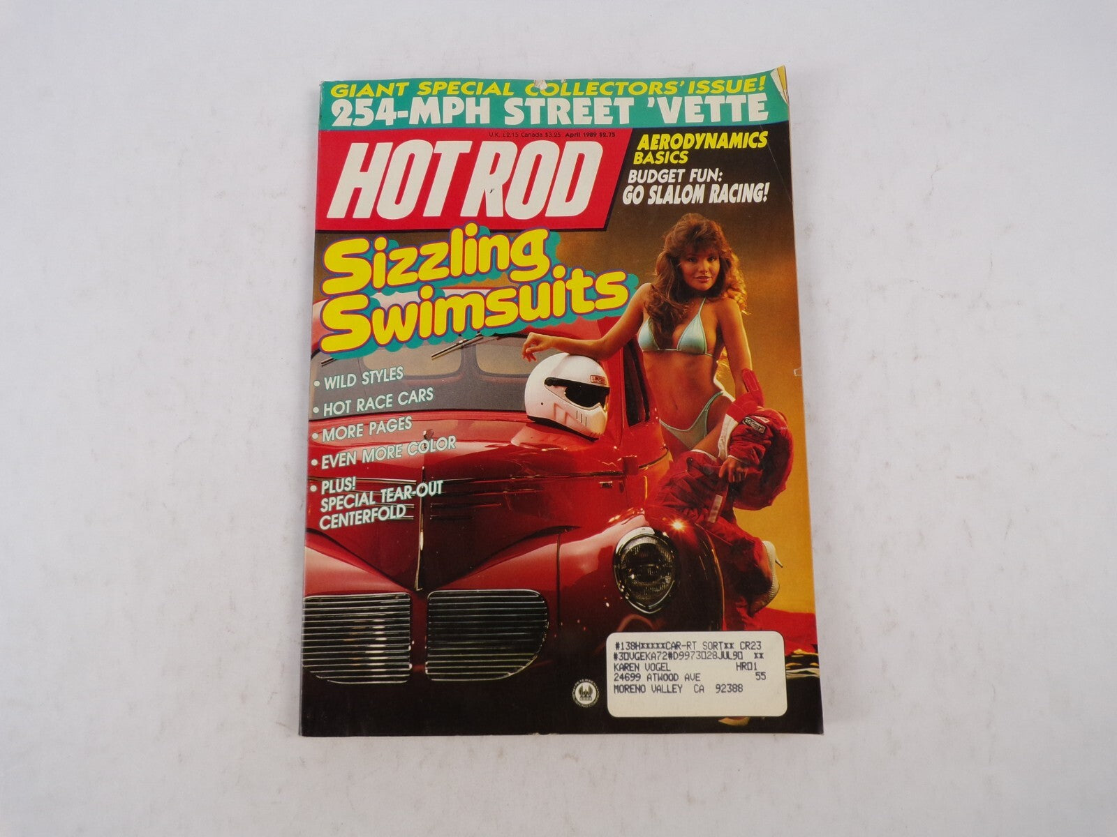 July 1990 Hot Rodding Magazine Sizzling Swimsuits 254-MPH Street 'Vette Giant S