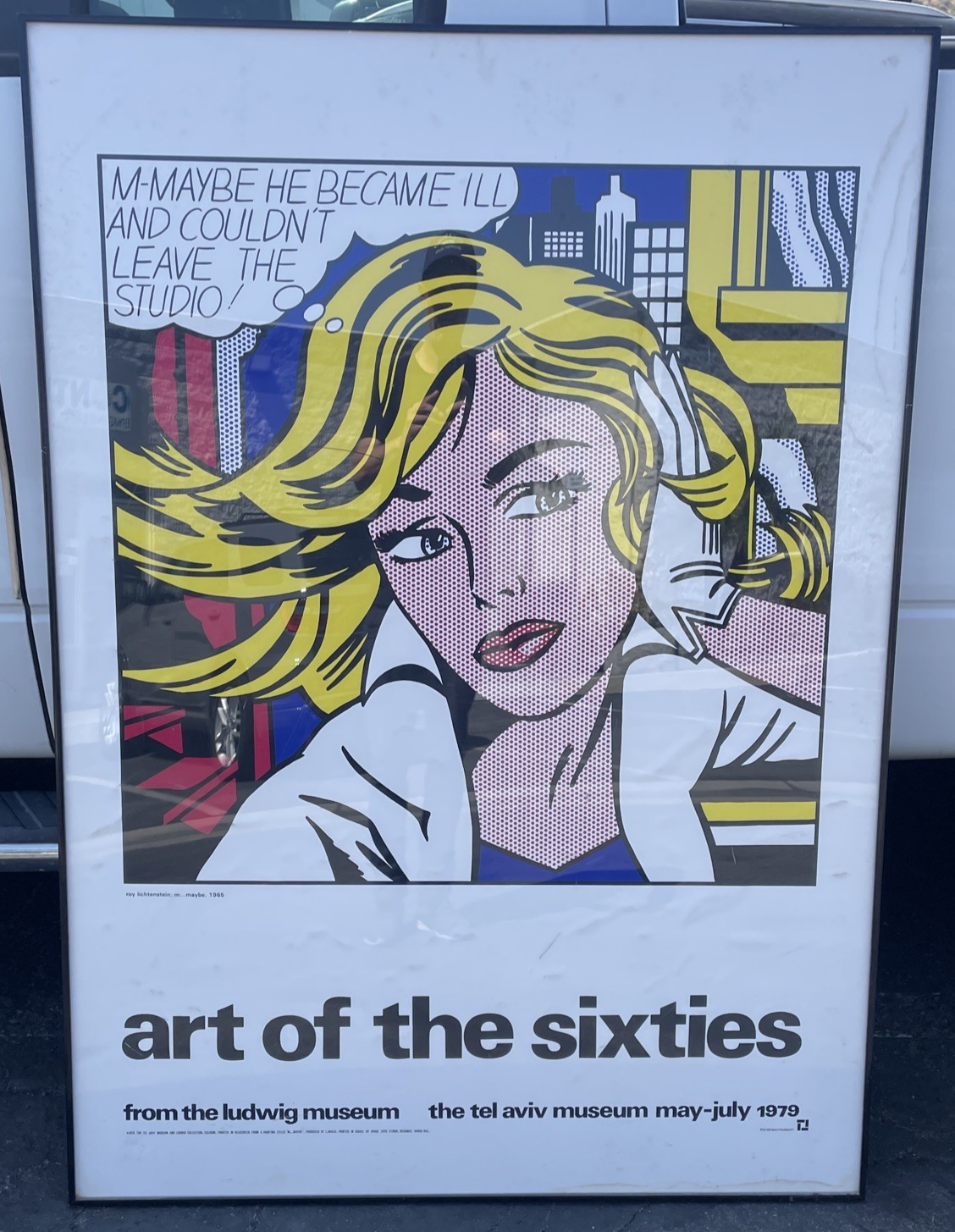 Roy Lichtenstein, M-Maybe He Became, from Art of the Sixties, Screenprint Poster