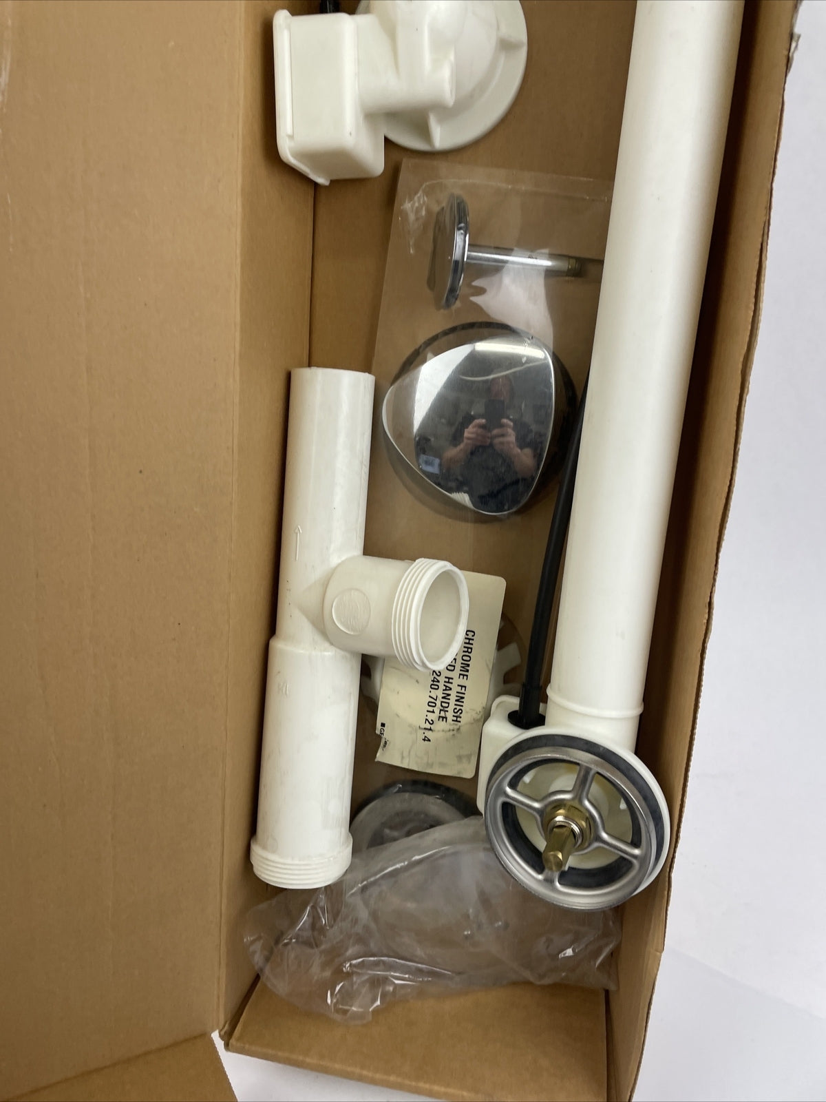 Geberit Push Control BWO Bath & Waste Overflow Chrome Finish 150.157.21.4 - LOOK