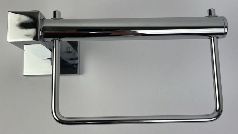 KWC 28.245.510.000 QBIX Bath Toilet Paper Holder Wall Mount ( Polished Chrome )