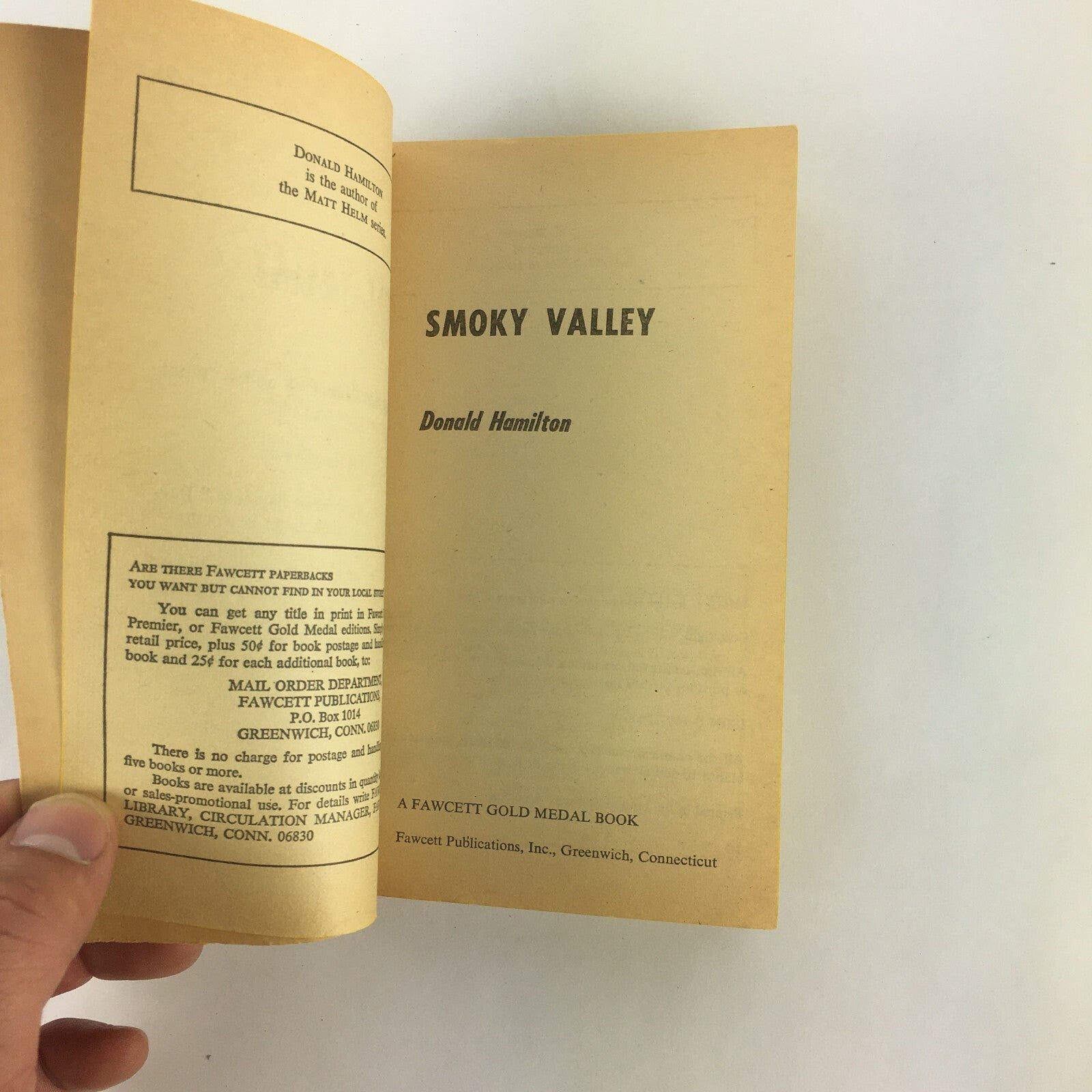 Smoky Valley Donald Hamilton