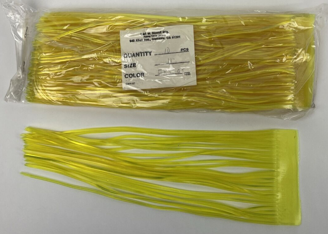 Newell MFG. Fishing Skirts 10 Pack Offshore Trolling Lure Tuna Marlin Wahoo GRY