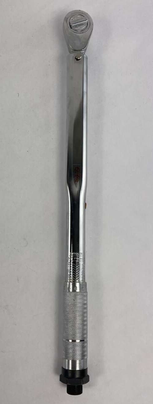 Q.C. OK (5) 1/2" Drive Ratchet Head Micrometer Torque Wrench 10-150 In Lbs CASE