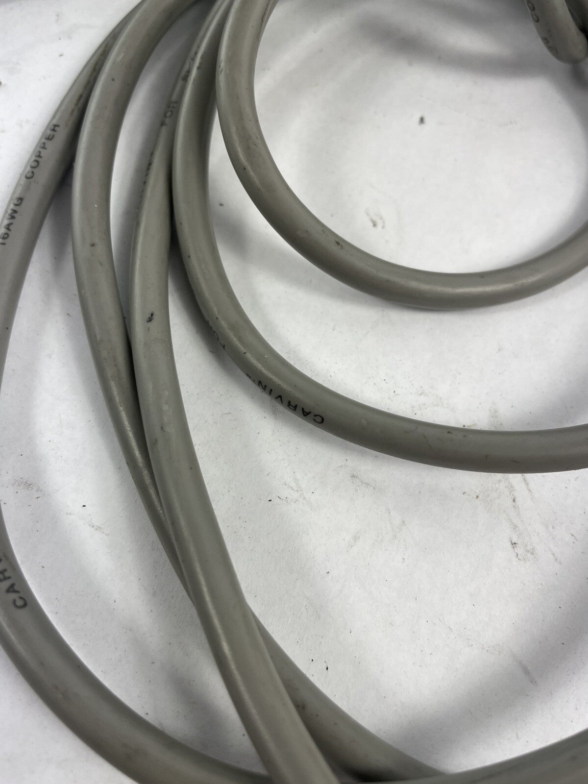 Lot of 10: Carvin 8' speaker cables 90's 1/4 to 1/4 TS plug Male 16 AWG