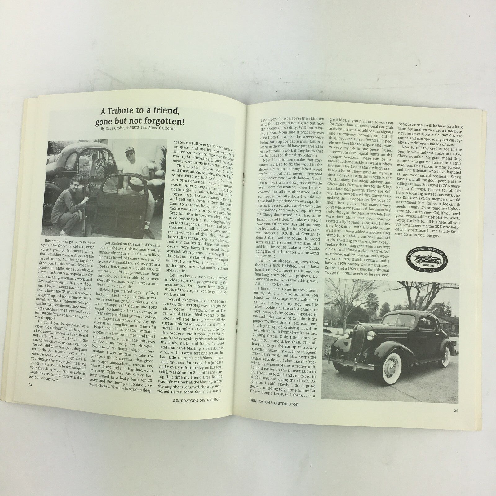 August 1990 Generator & Distributor Volume 29 Paddy Wagon Ambulance Body
