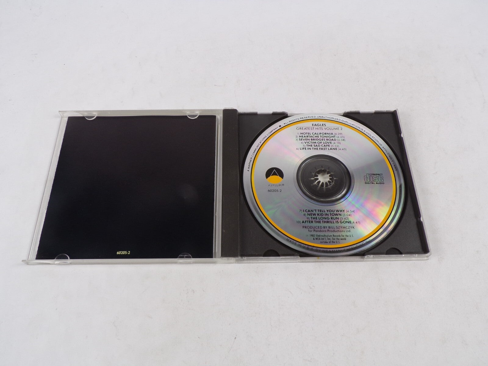 Eagles Greatest Hits Volume 2 Hotel California Heartache Tonight The Sad CD#54