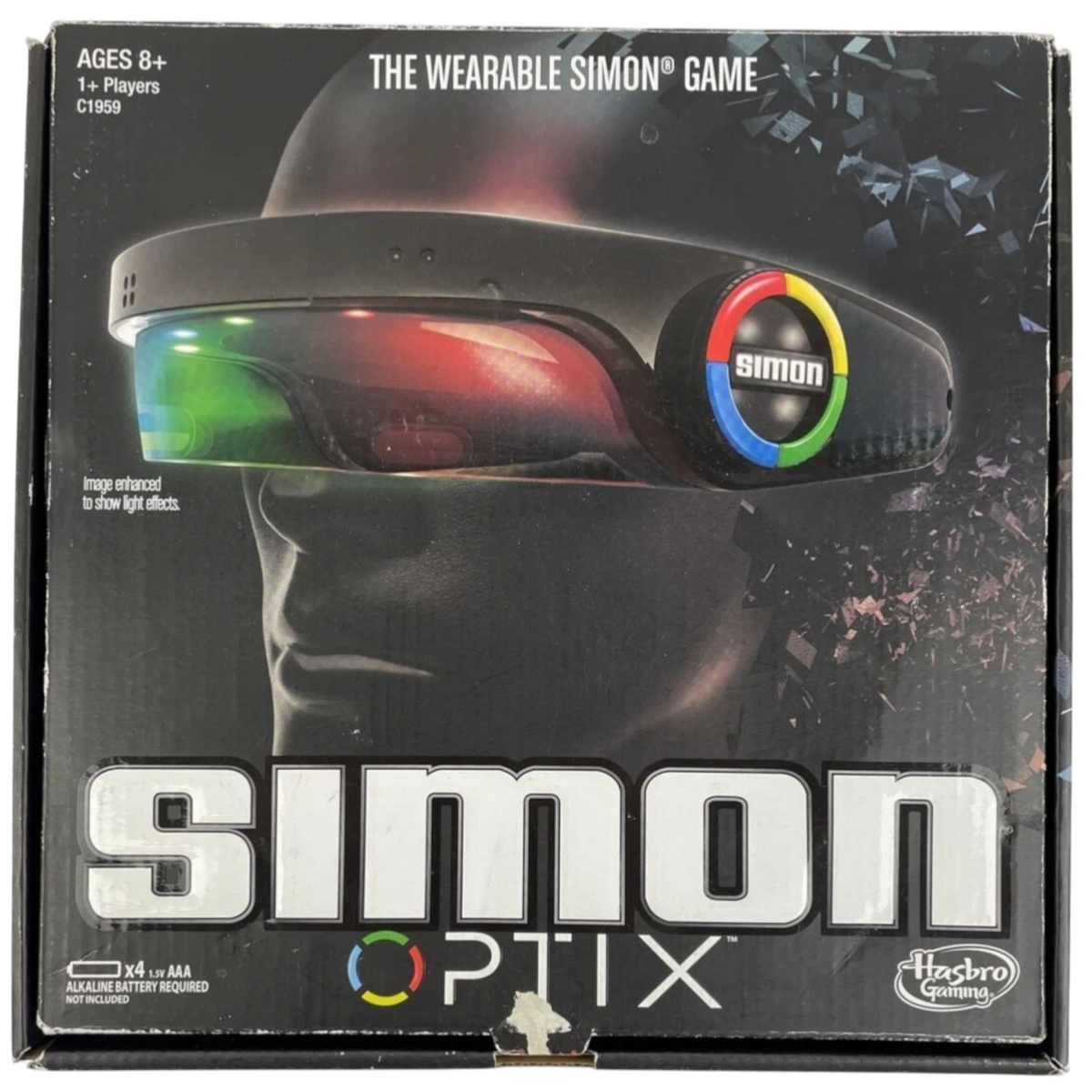 Hasbro Simon Optix Game - Includes Headset, Manual And Original Box - TESTED