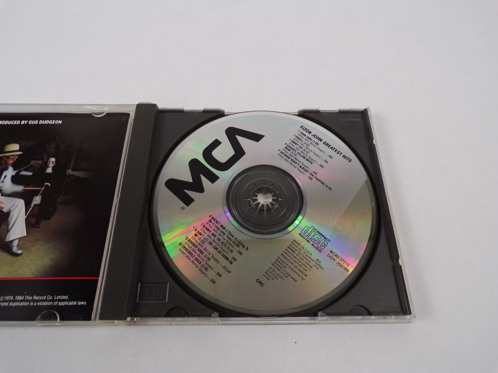 Elton John Greatest Hits Your Song Daniel Honkey Cat Goodbye Yellow Brick CD#59
