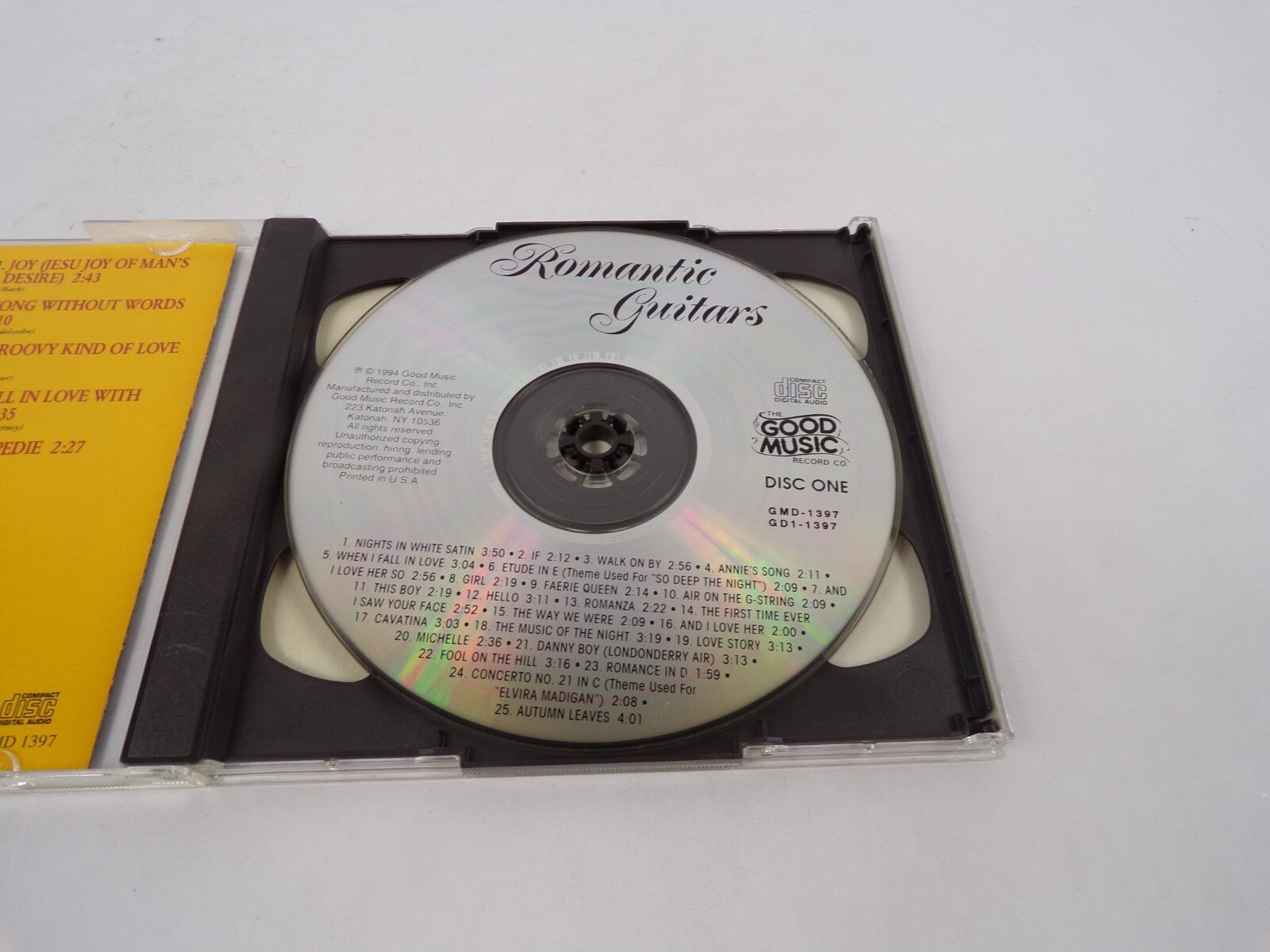 Romantic Guitars Nights In White Satin If Walk On By Annie's Song When I CD#70