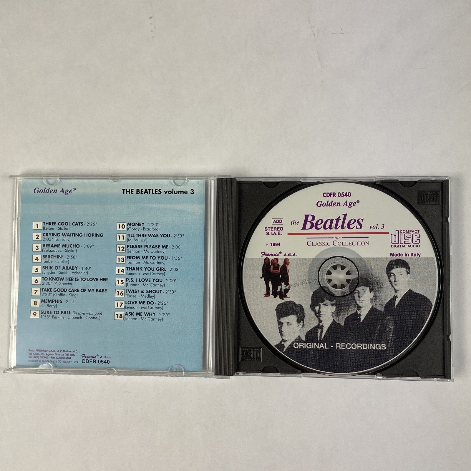 The Beatles Vol. 3 The Classic Collection CD #15