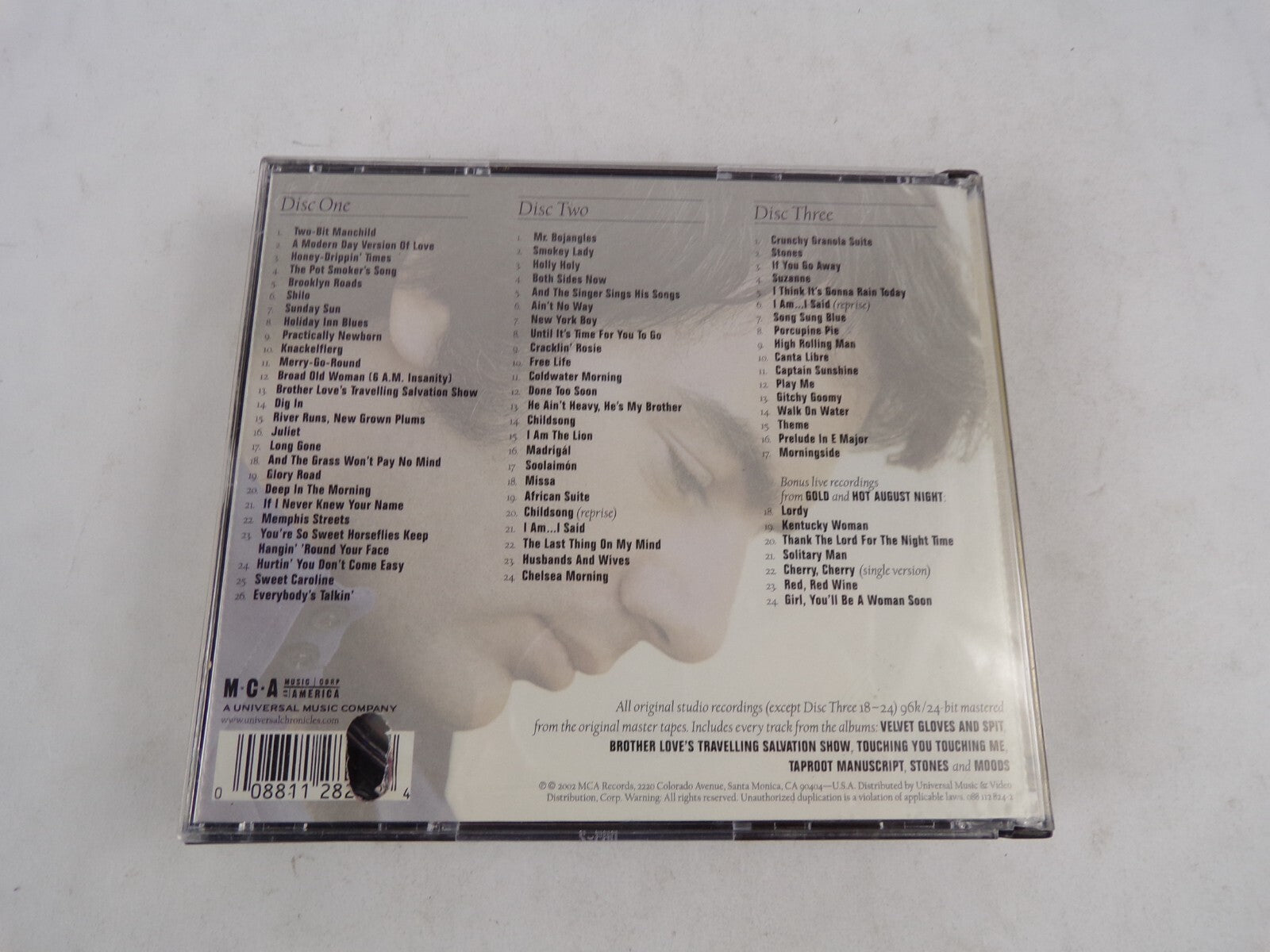 Neil Diamond Mr. Bojangles Holly Hly Both Sides Now And The Singer Sings HiCD#58