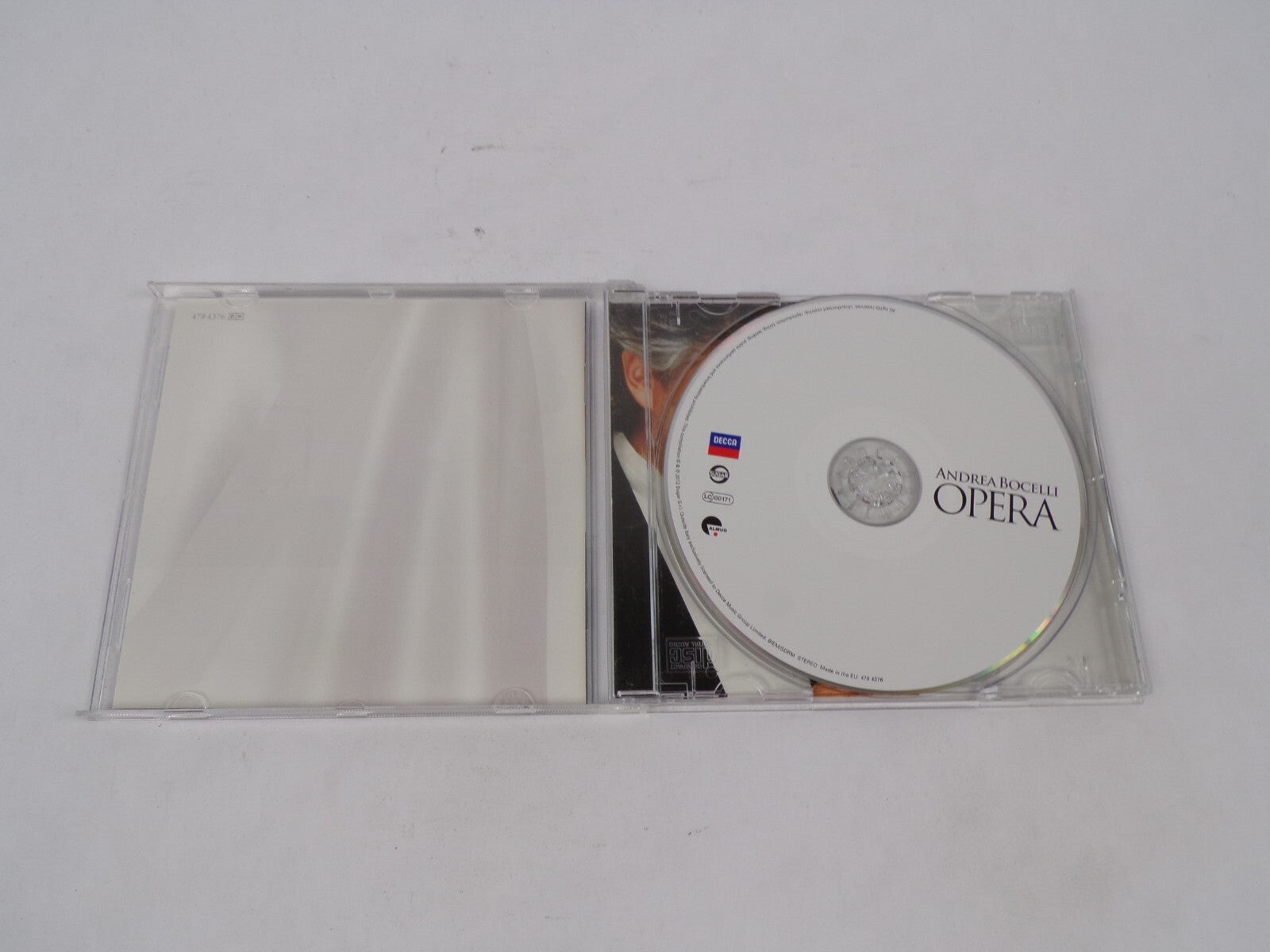 Andrea Bocelli Opera La Donna E Mobile Vest La Giubba Amor Ti Vieta CD#68