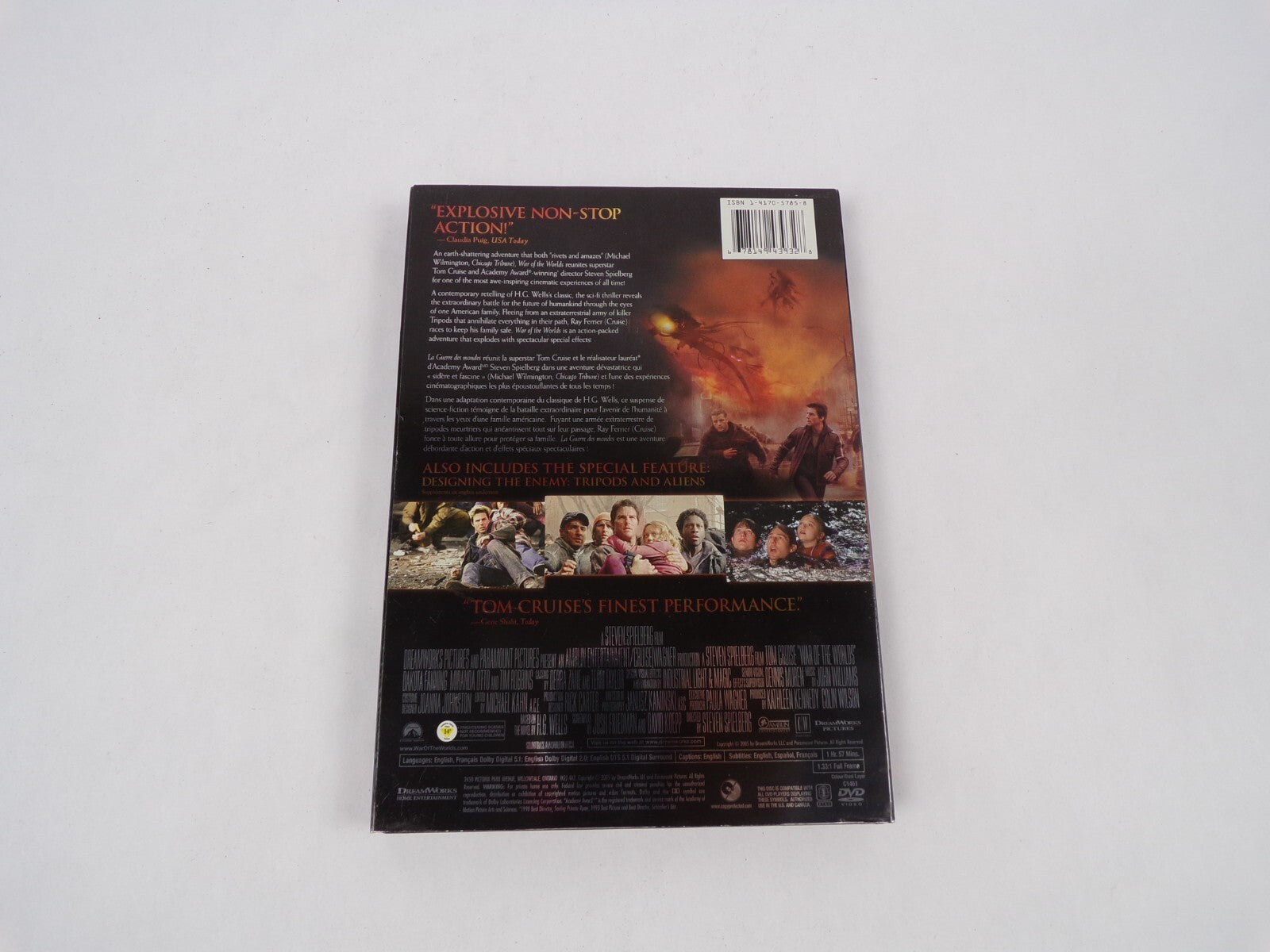 War Of The Worlds La Guerre Des Mondes Casting Tom Cruise DVD Movies