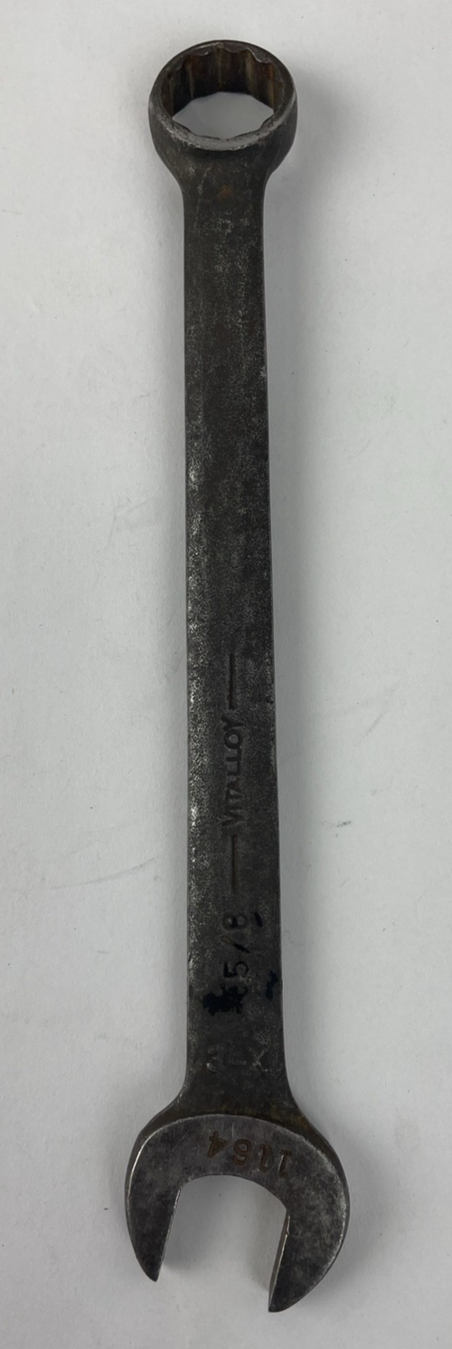 VINTAGE Billings 5/8" VITALLOY # 1 164 Combination Wrench Tool Made in the U.S.A