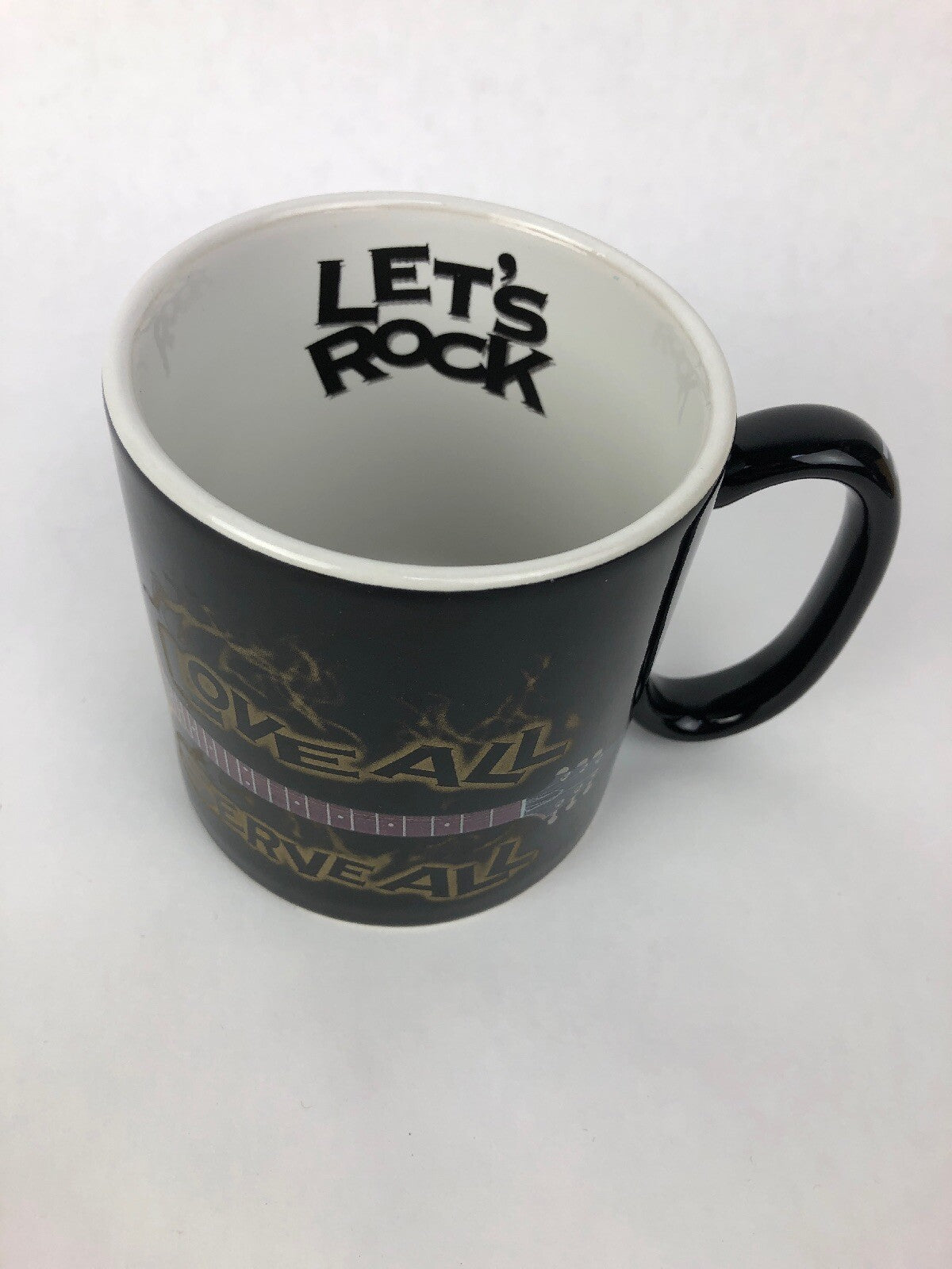 Large Hard Rock Cafe Newport Beach Oversized Coffee Cup Mug Love All Serve All