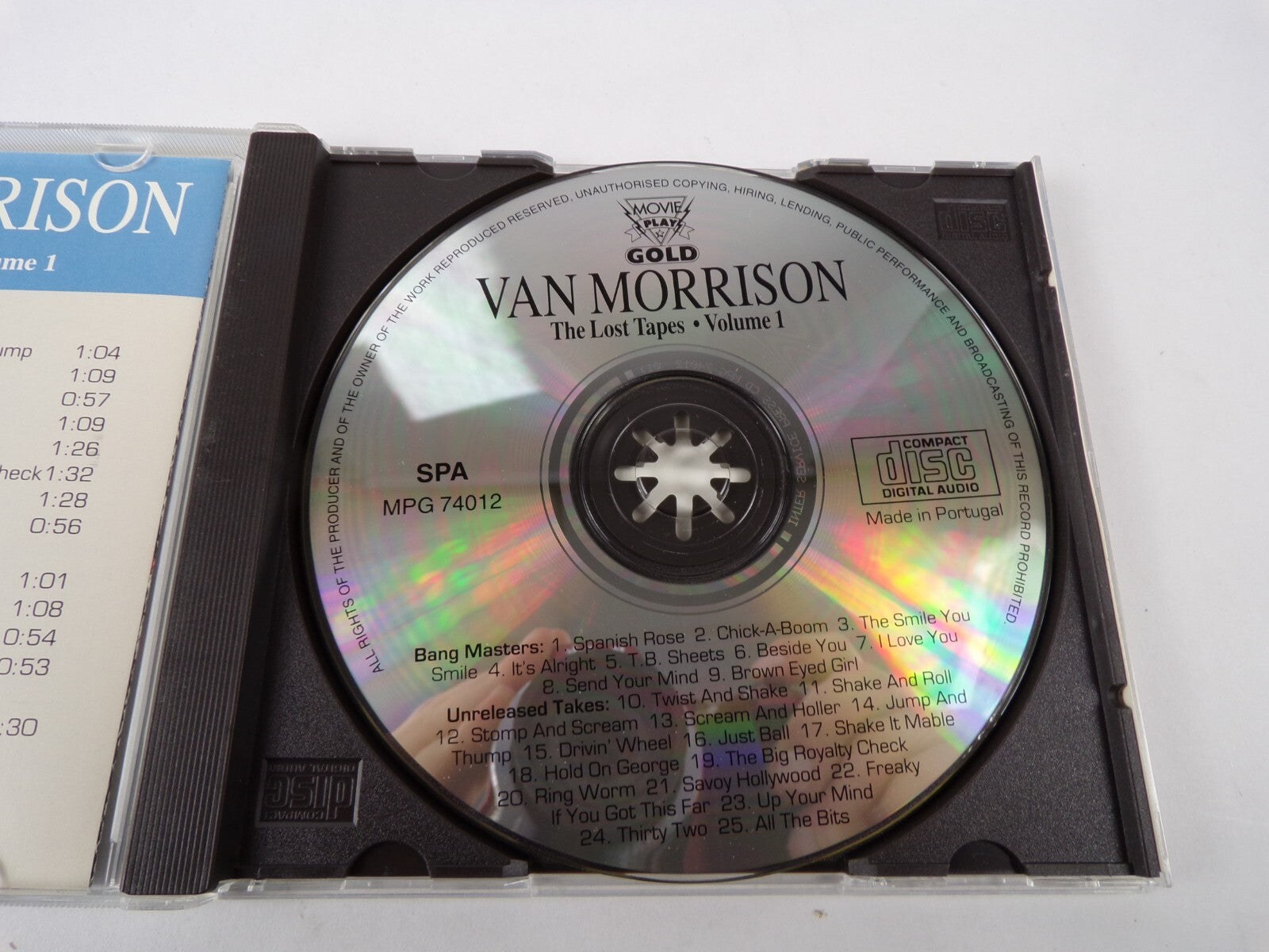 Van Morrison The Lost Taps Volume 1 Spanish Rose It's Alright I Love You CD#56