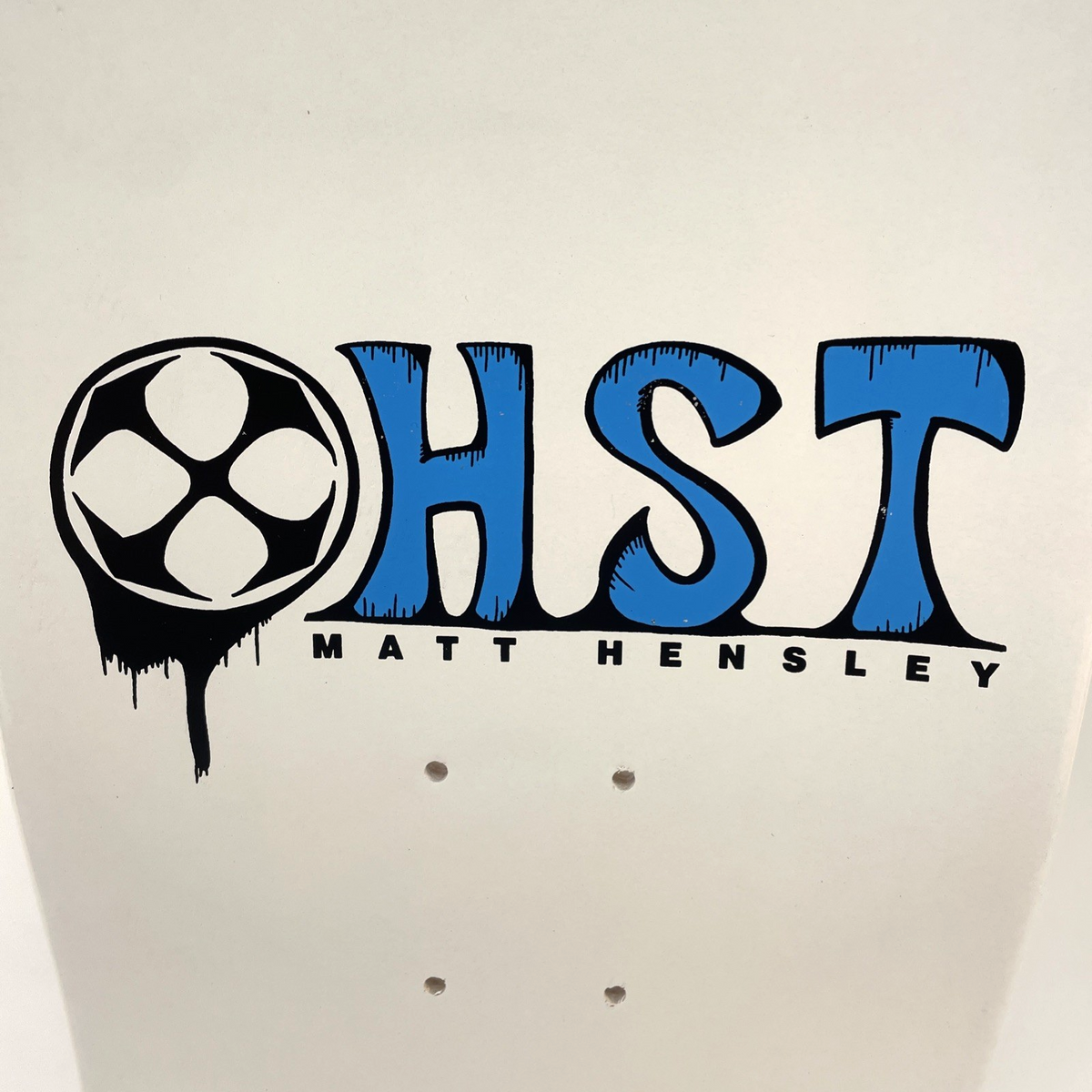 Matt Hensley Stained Glass Scooter Puppet Reissue H-STREET White Dip Signed