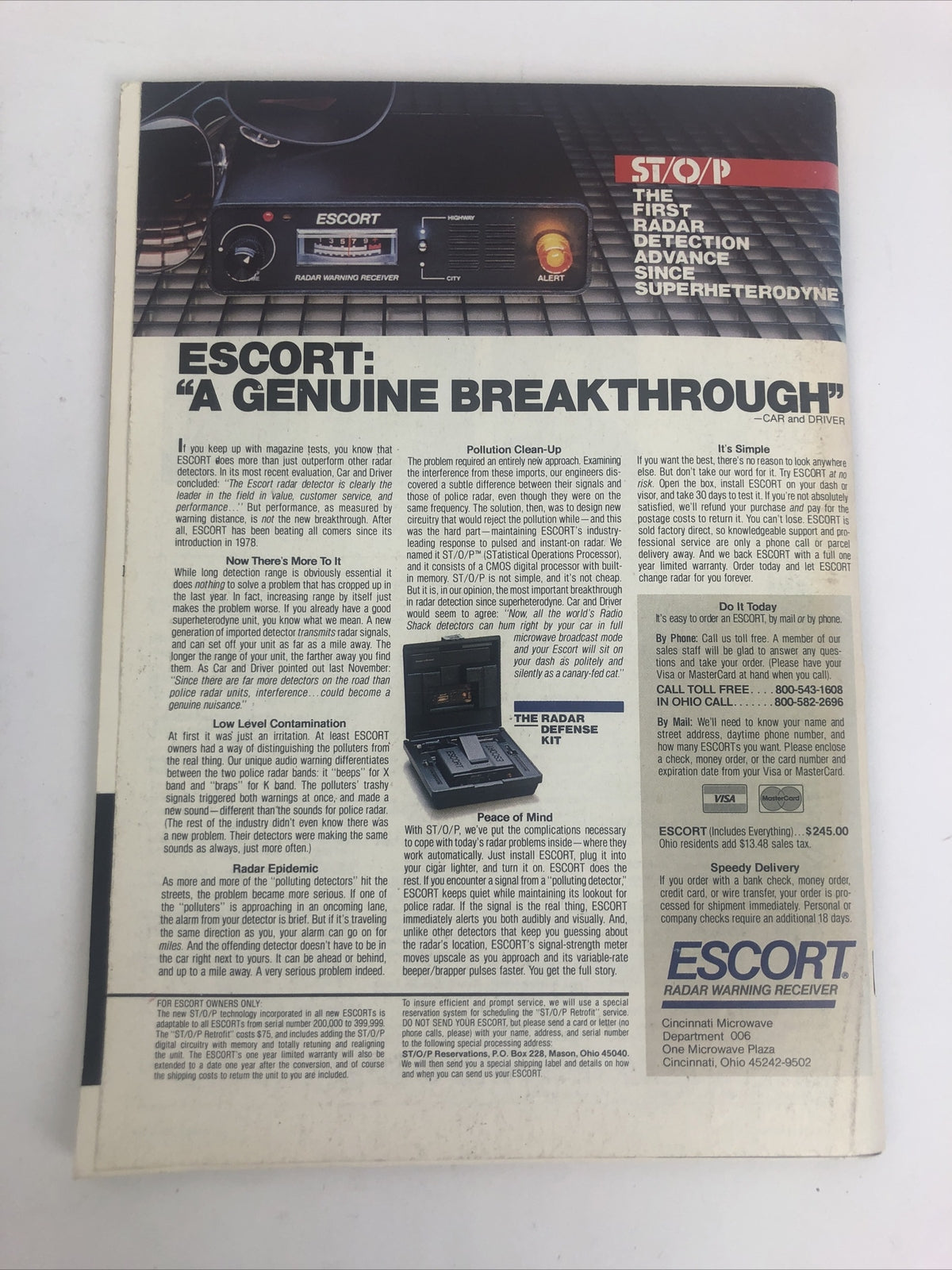 Vintage Porsche Club of America Panorama Magazine October 1983 VGC LOOK