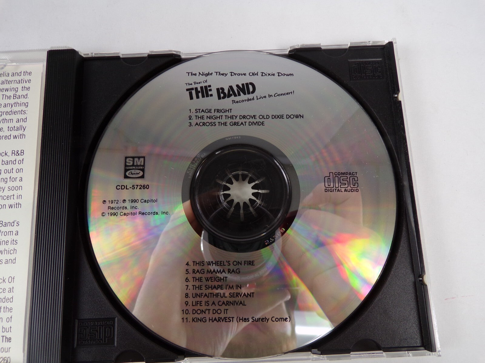 The Band The Night They Drove Old Dixie Down CD #10