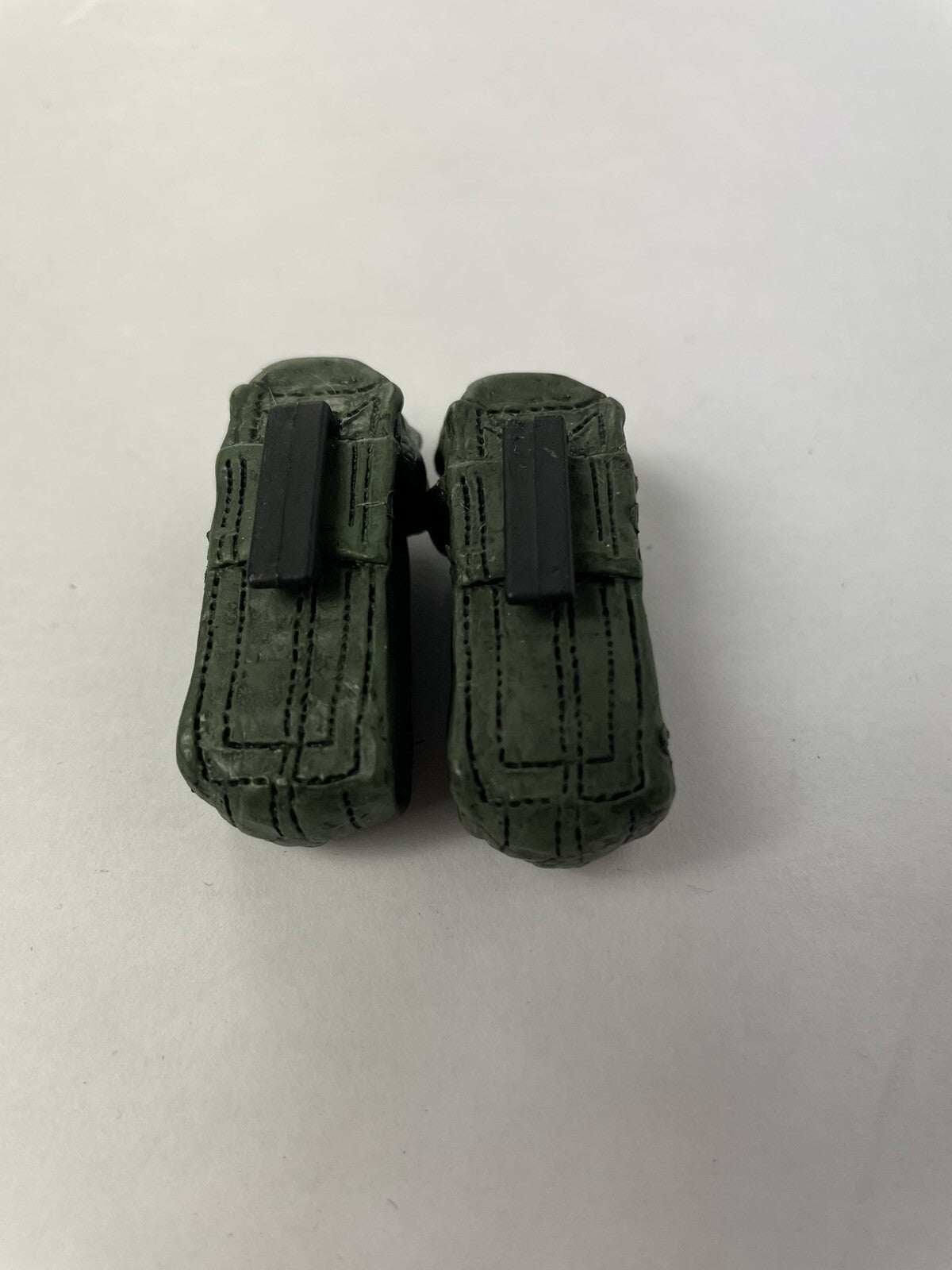 LOT OF 2 VTG 90s GI Joe GREEN ammo pouch For 1/6 Scale 12" Figures
