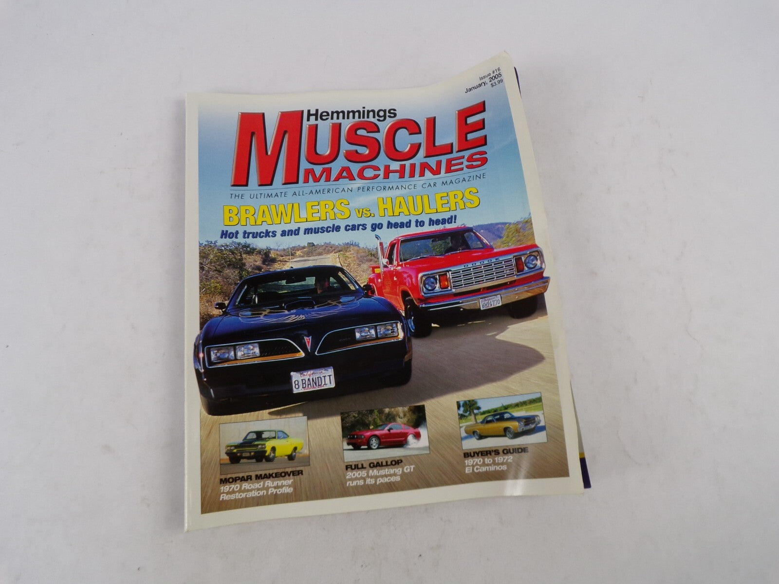 January 2005 Muscle Machines Magazine Brawlers Vs. Haulers Hot Trucks And Muscle