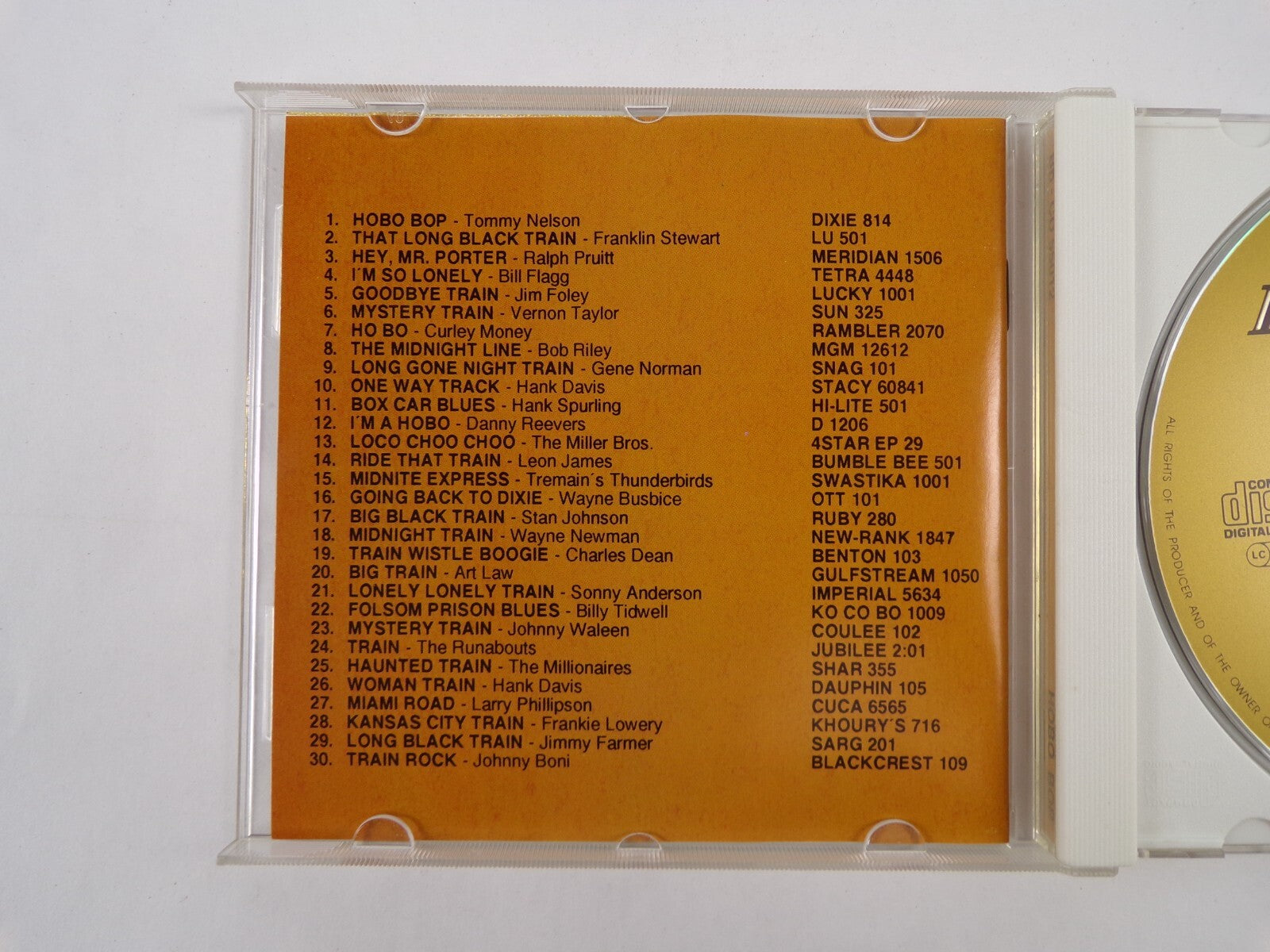 Hobo Bop Buffalo Bop Mystery Train CD #18