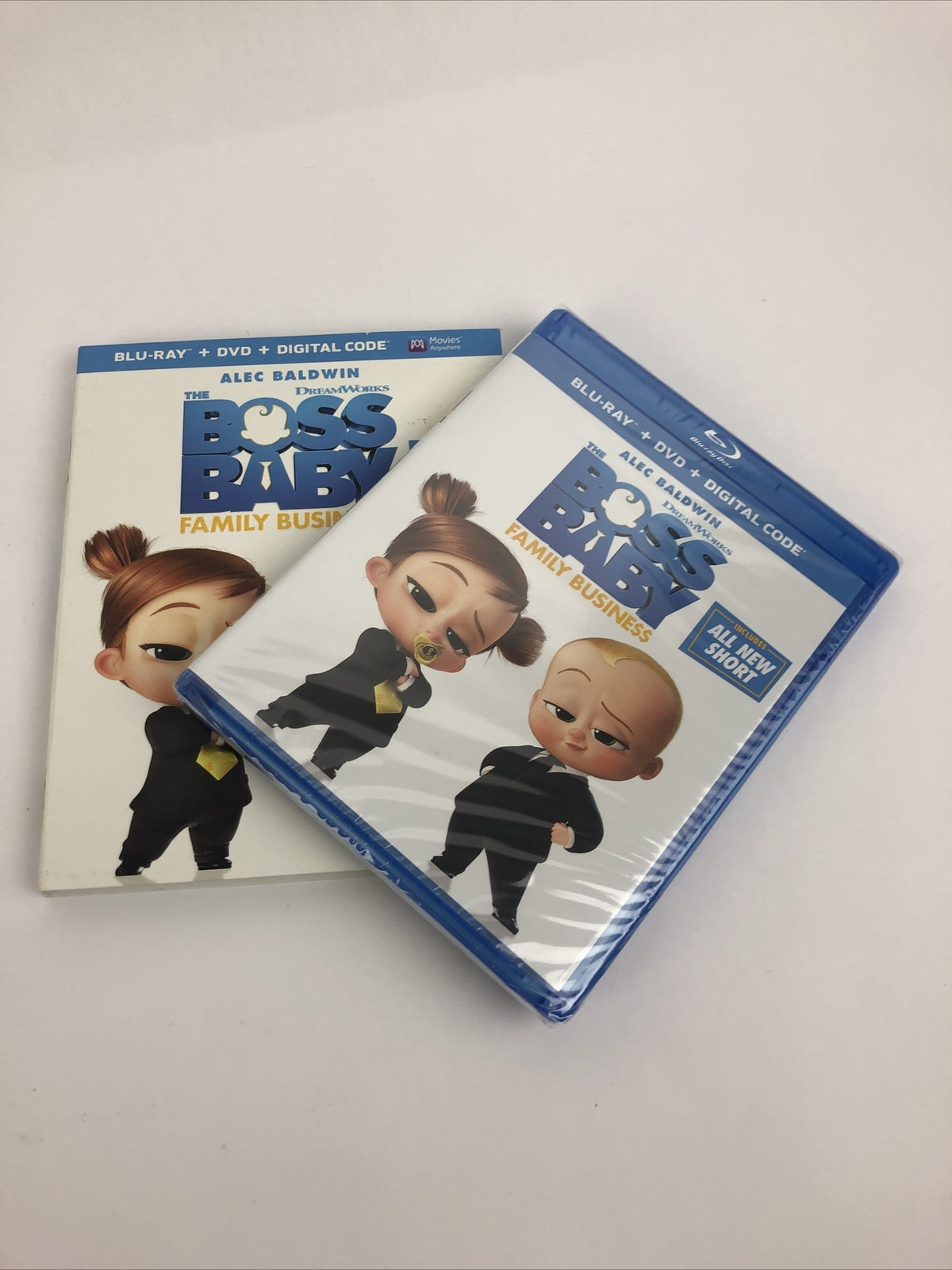 The Boss Baby Family Business 2021, Blu-ray+DVD+Digital Code, New Factory Sealed
