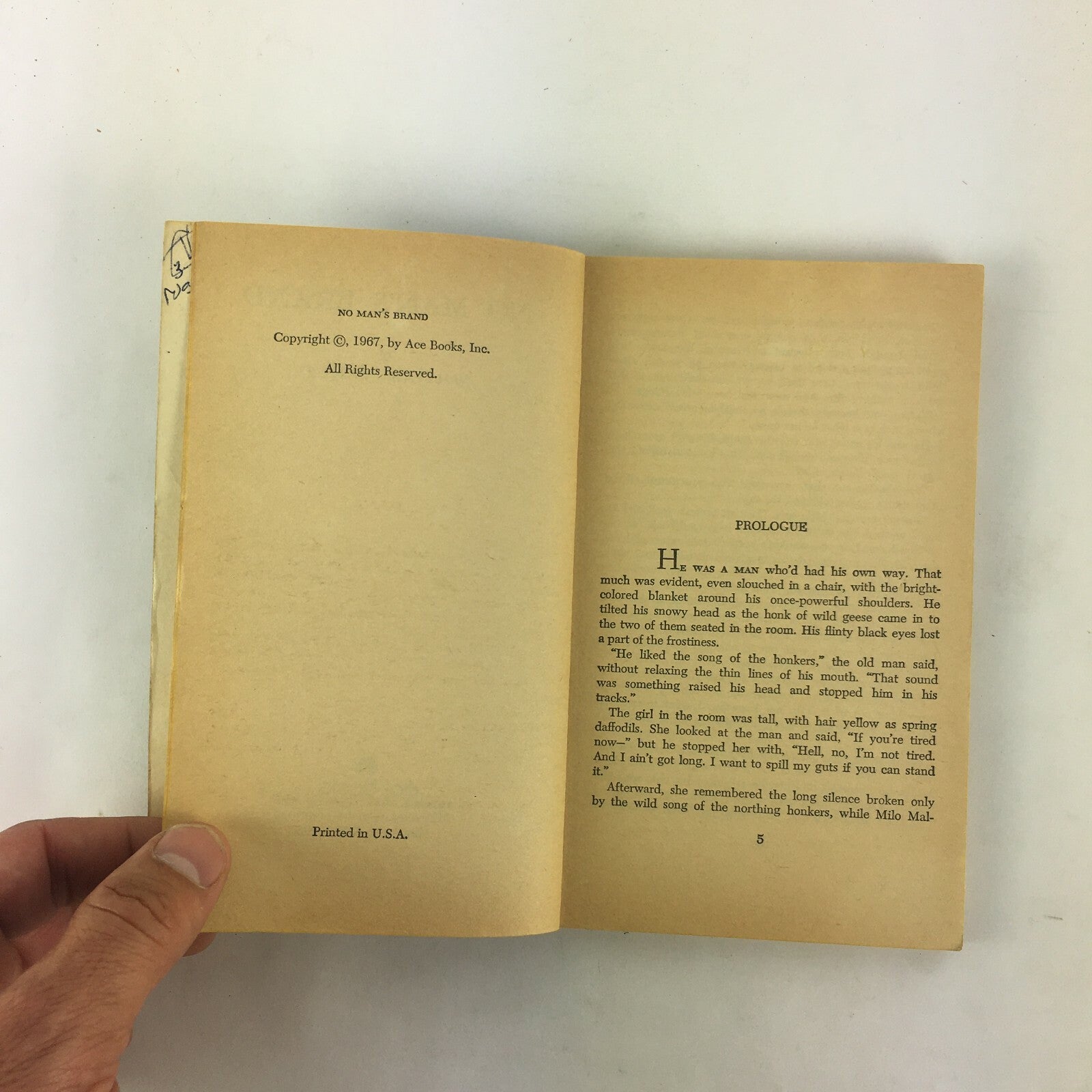 William Vance No Man's Brand