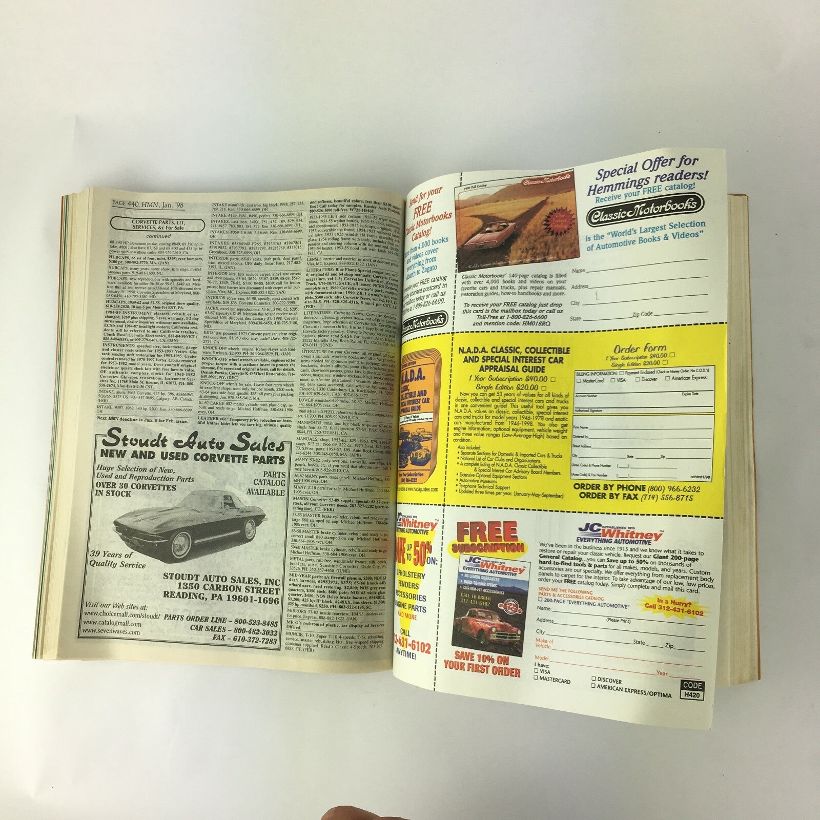 January 1998 Hemmings Motor News Want To Get Your Baby In Perfect Shape ?