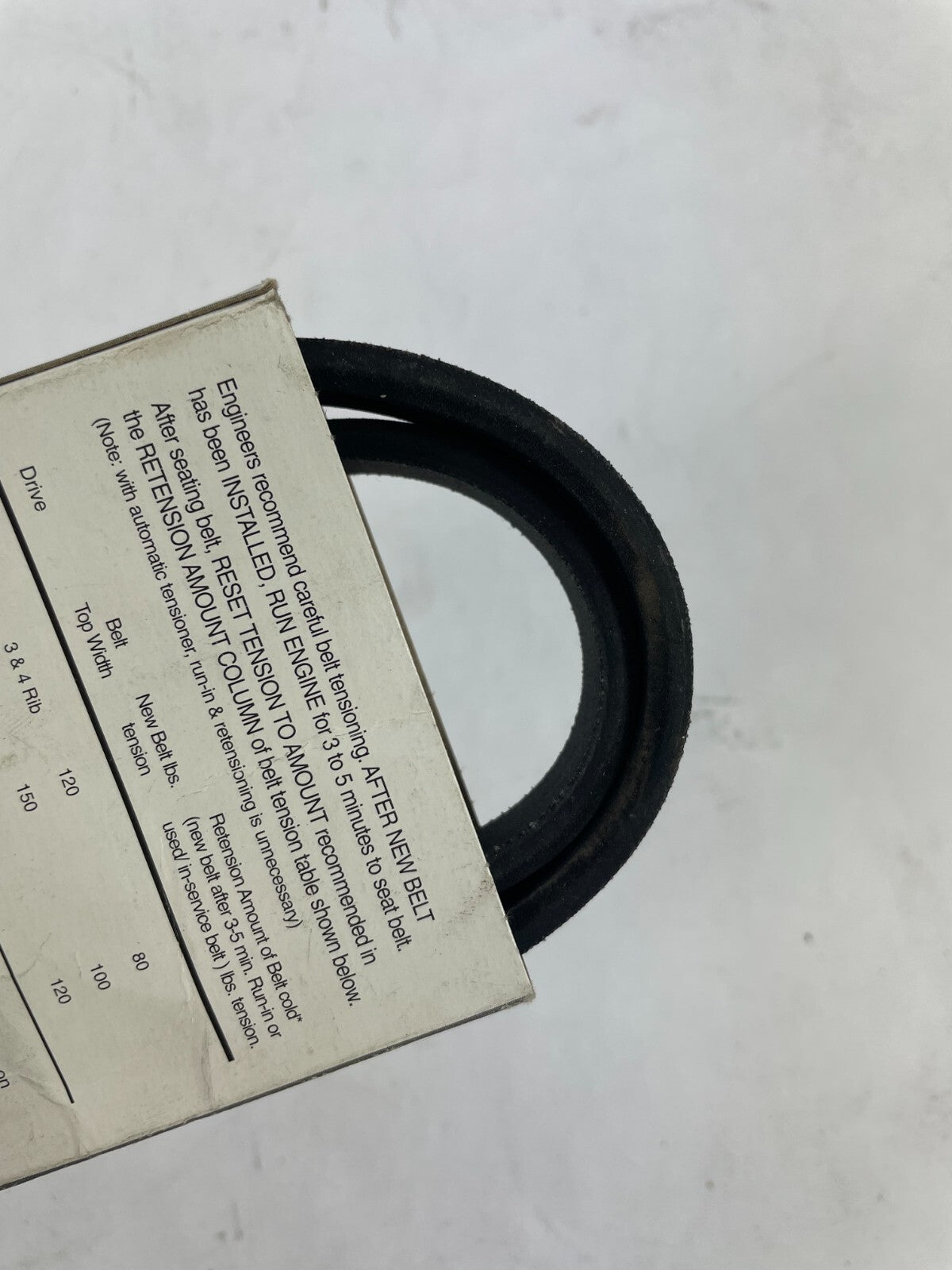 Dayco Drive Rite 9850059 5040343DR premium utility V-belt OEM automotive accessory drive replacement belt A10 4-rib EPDM belt