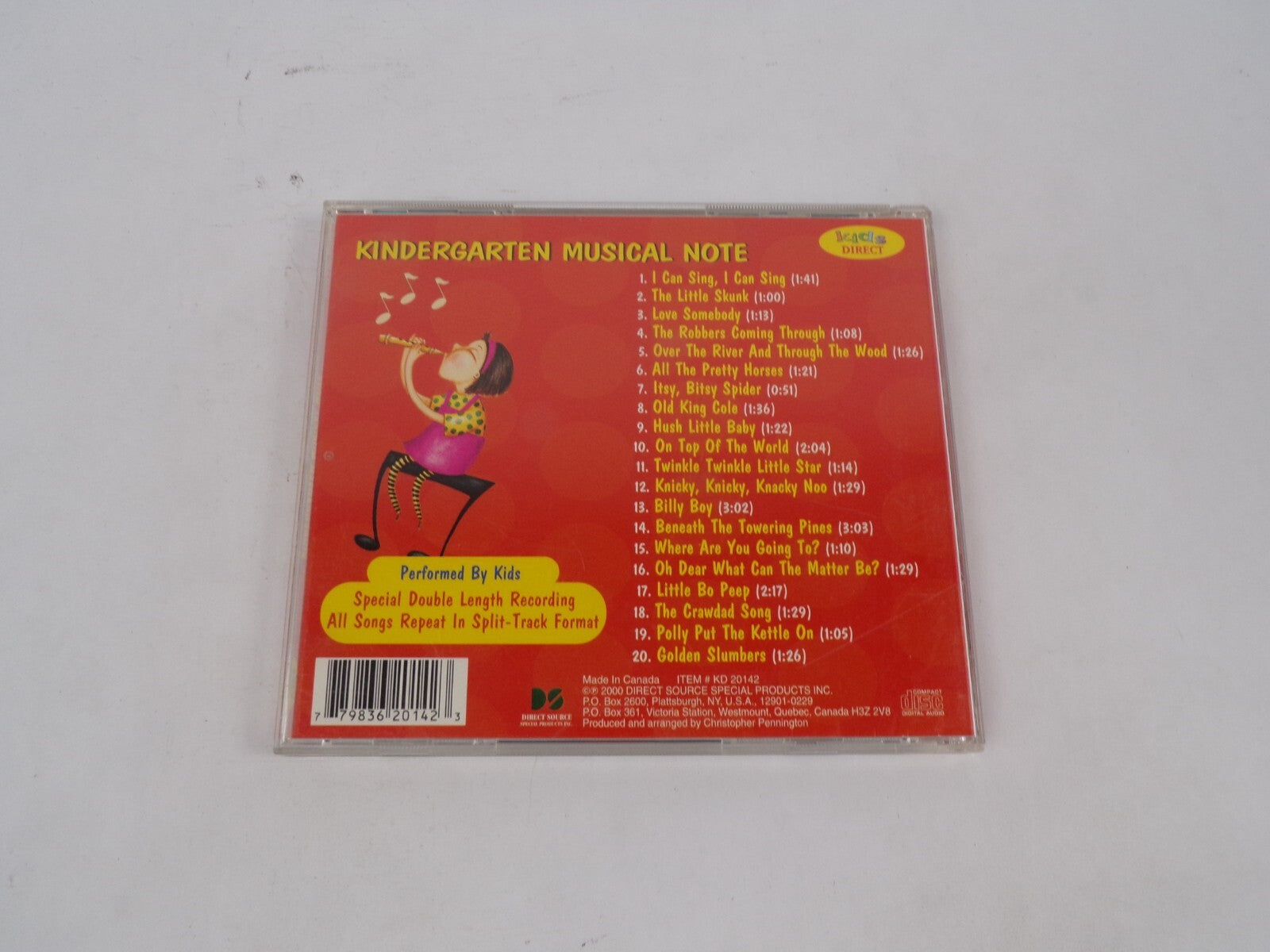 Kindergarten Musical Note I Can Sing, I Can Sing The Little Skunk Love CD#68