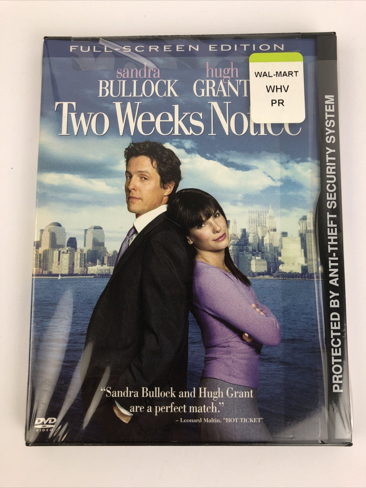 Two Weeks Notice (DVD, 2003, Widescreen) Brand New Sealed Movie Bullock Grant