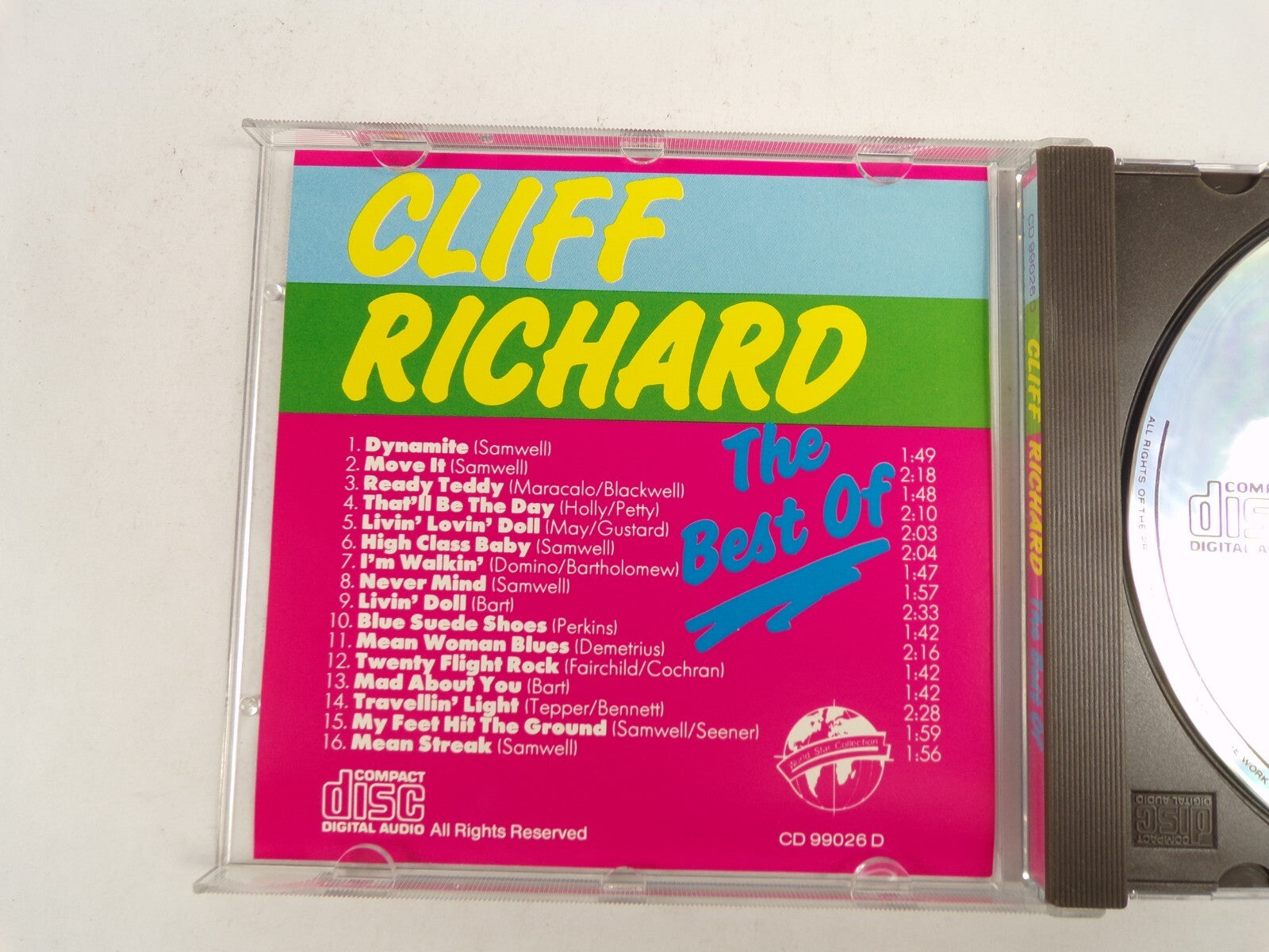 Cliff Richard Dynamite Move It Never Mind Mean Streak livin' Doll CD#44