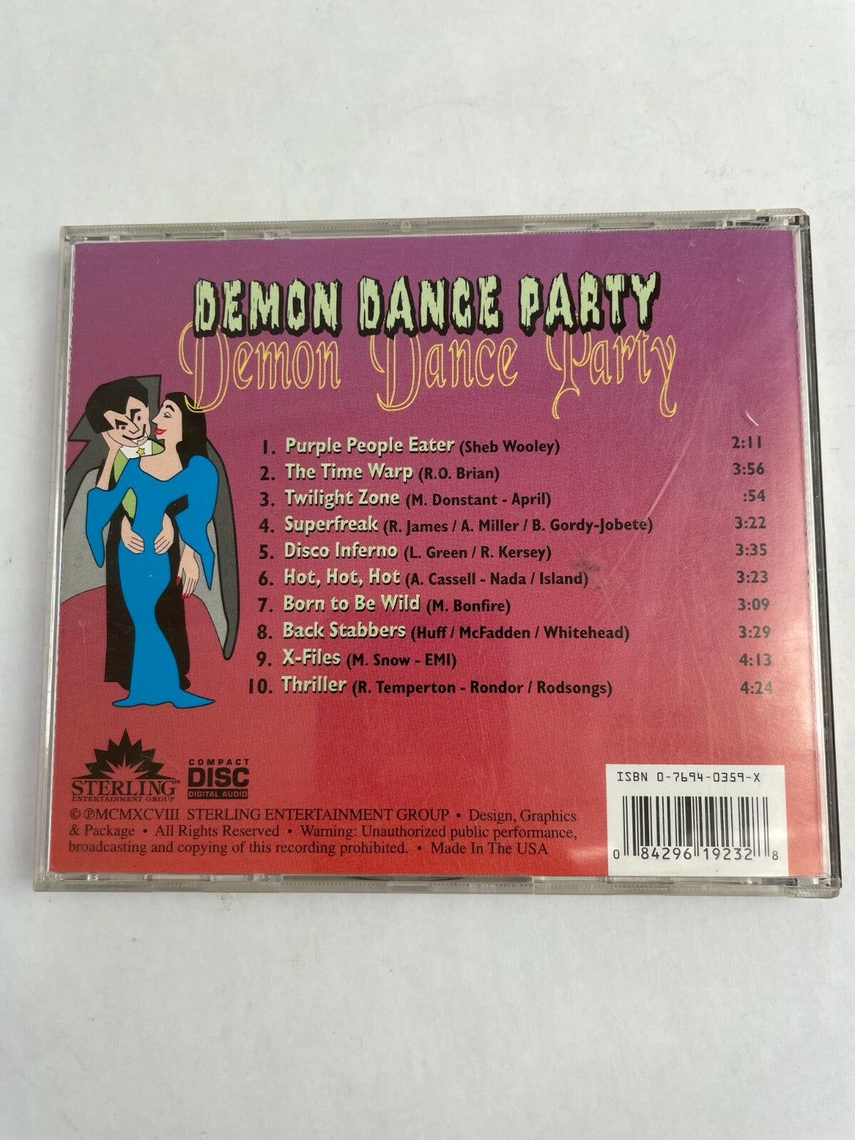 Demon Dance Party Twilight Zone Super Freak CD Q1