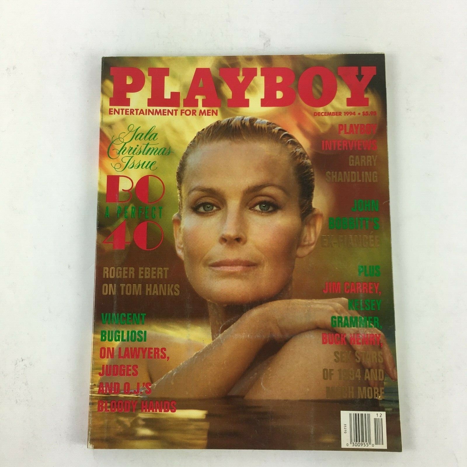 December 1994 Playboy Magazine Garry Shandling John Bobbitts Jim Carrey Kelsey