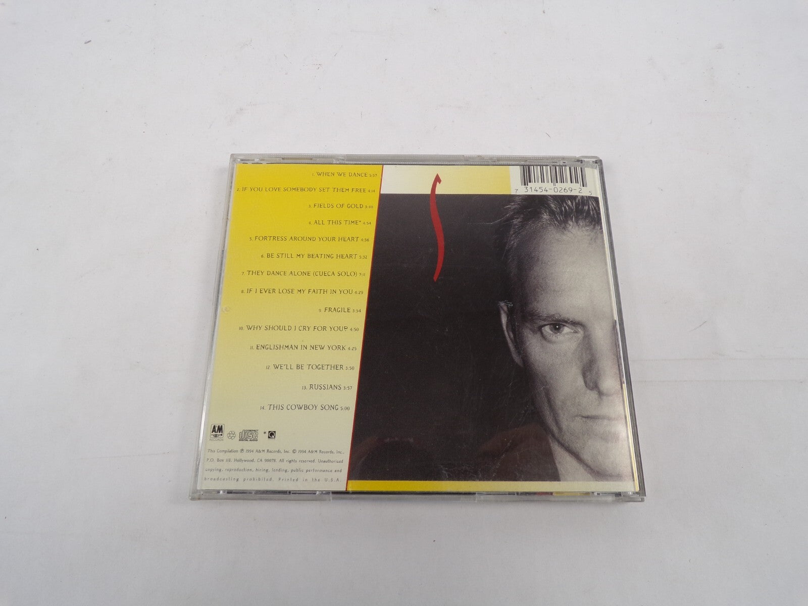 The Best Of Sting When We Dance If You Love Somebody Set Them Free All ThisCD#26
