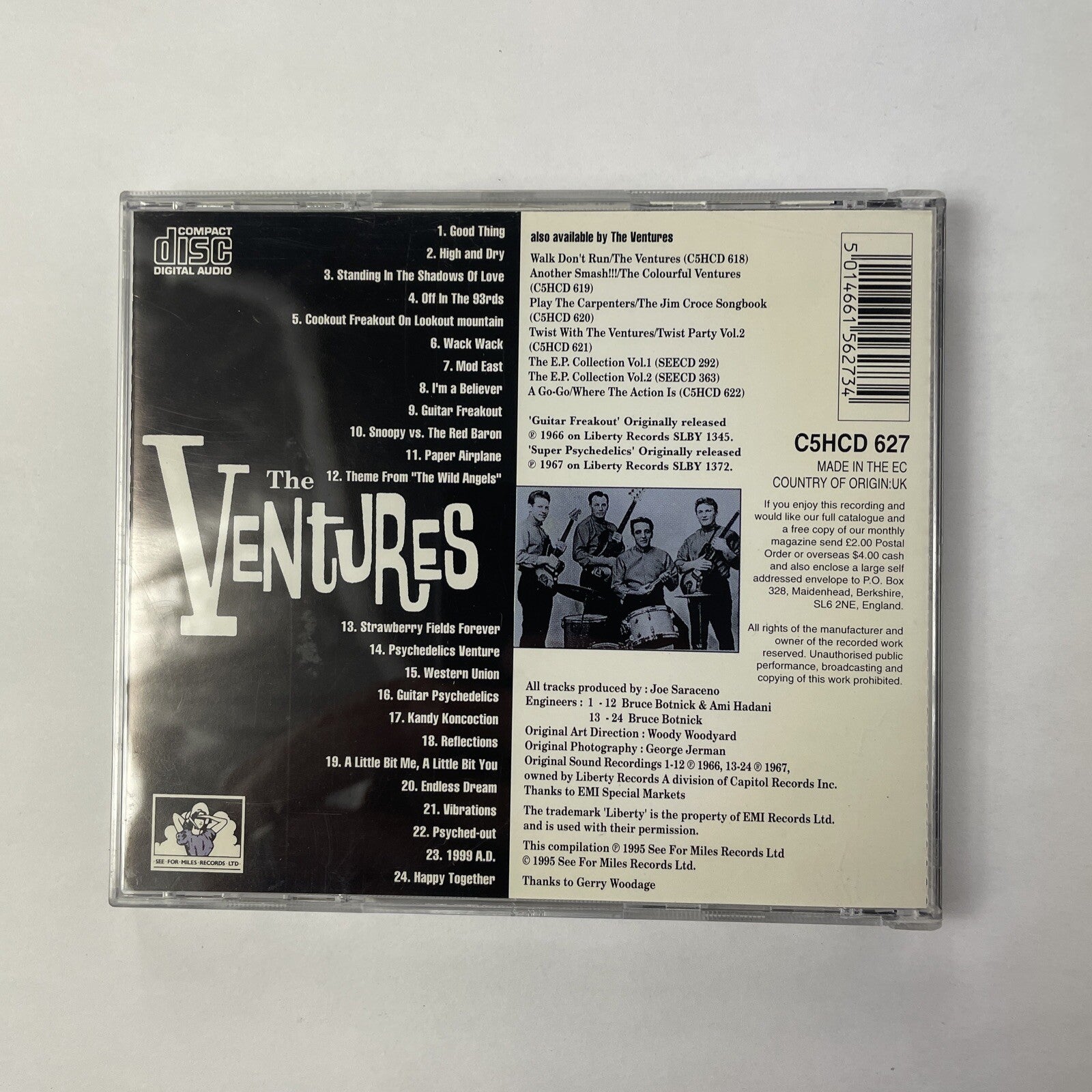 The Ventures-"Guitar Freakout/Super Psychedelics" CD #17