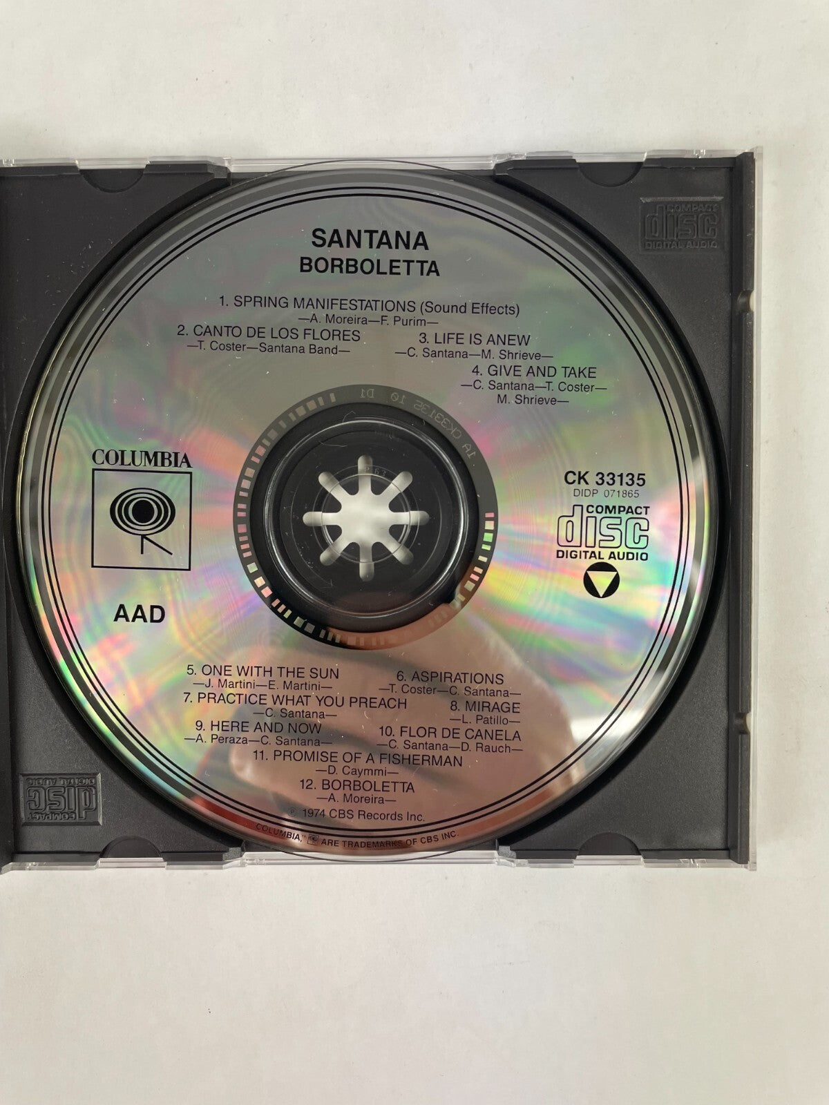 Santana Borboletta Life Is A New CD #5