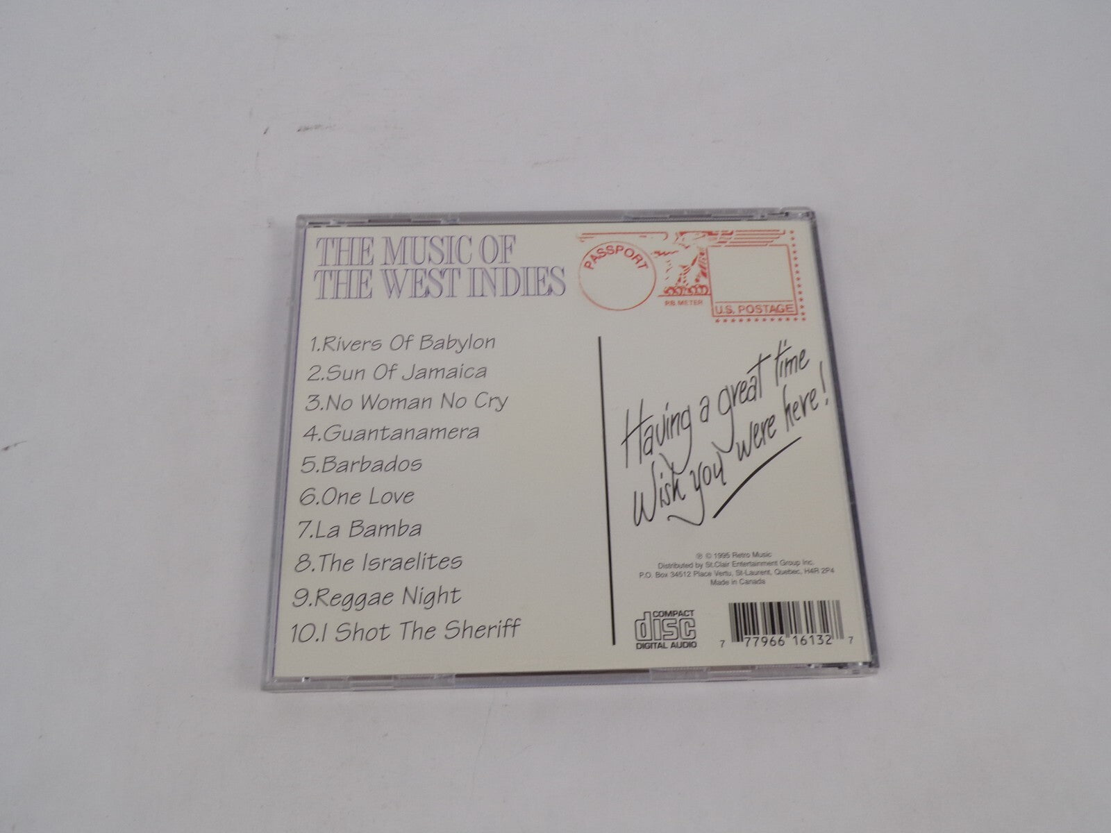 The Music Of The West Indies Rivers Of Babylon Sun Of Jamaica No Woman No CD#68