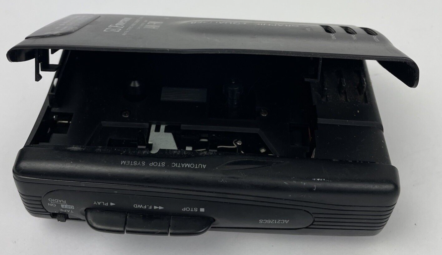 Vintage Emerson Walkman AM/FM Cassette Player Model - AC2126CS Black