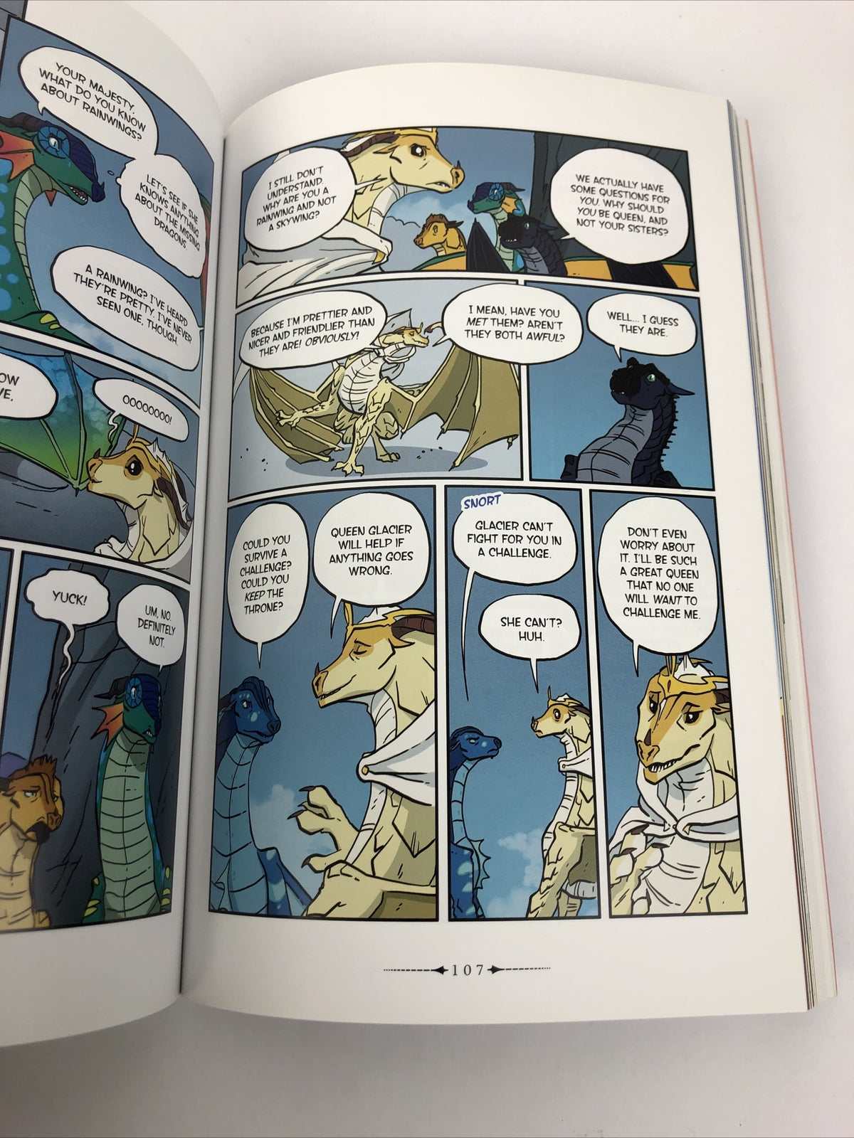 Wings of Fire " The Hidden Kingdom " The Graphic Novel #3 Scholastic Mike Holmes