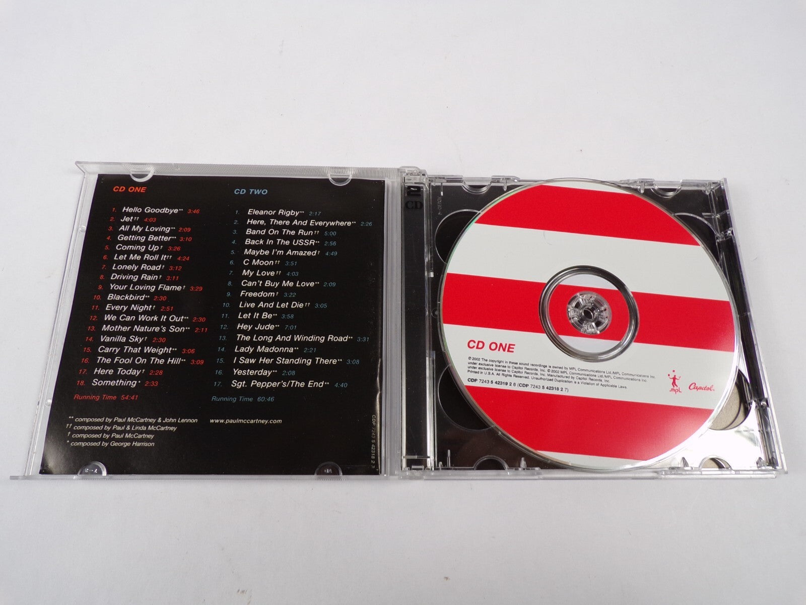 Paul Mc Cartney Back In The U.s Hello Goodbye Jet All My Loving Blackbird CD#35