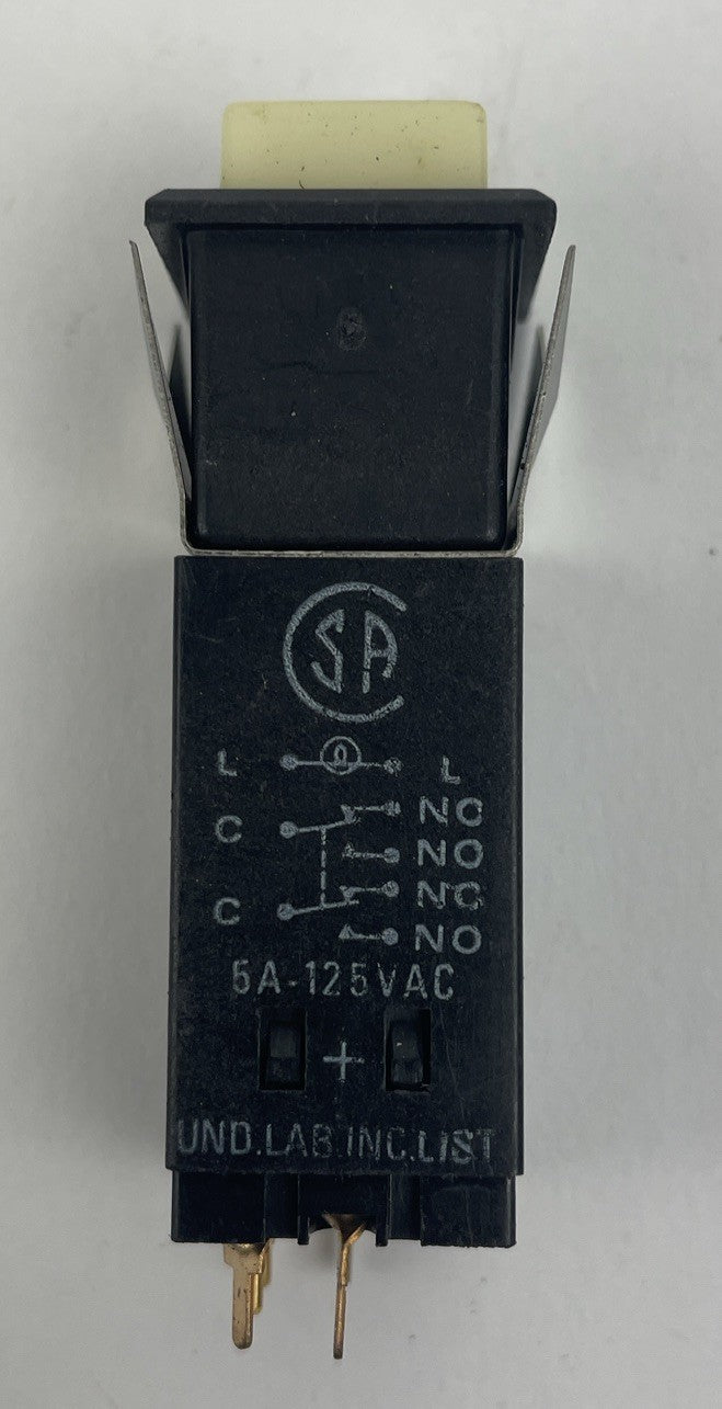 DIALIGHT 554-112-111 SWITCH PUSHBUTTON SPDT 5A 125V - UND LAB INC USA