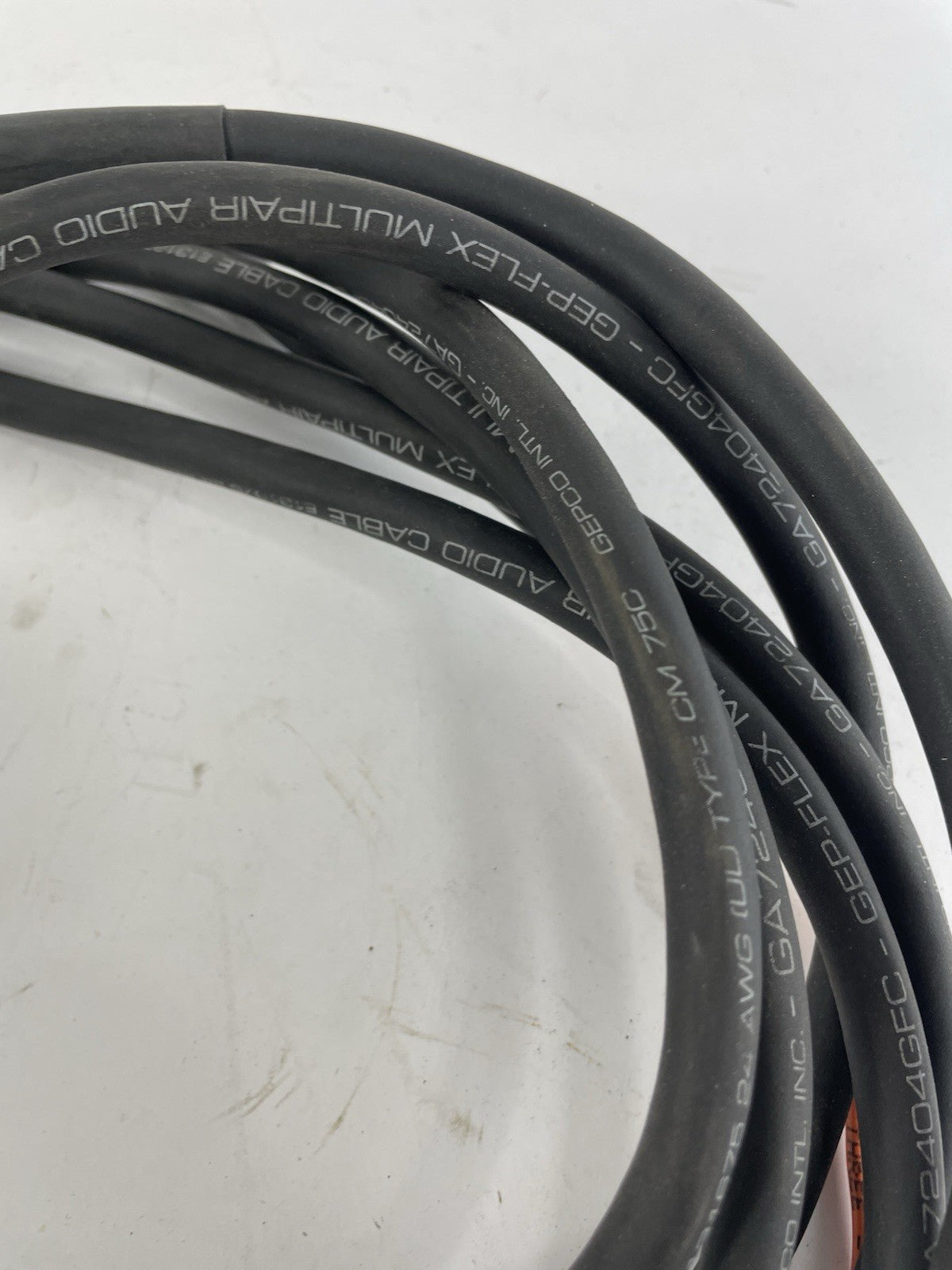 GEPCO 4 Channel Male 1/4" Phone to 3-Pin Neutrik XLR Female Male Snake Cable 20'