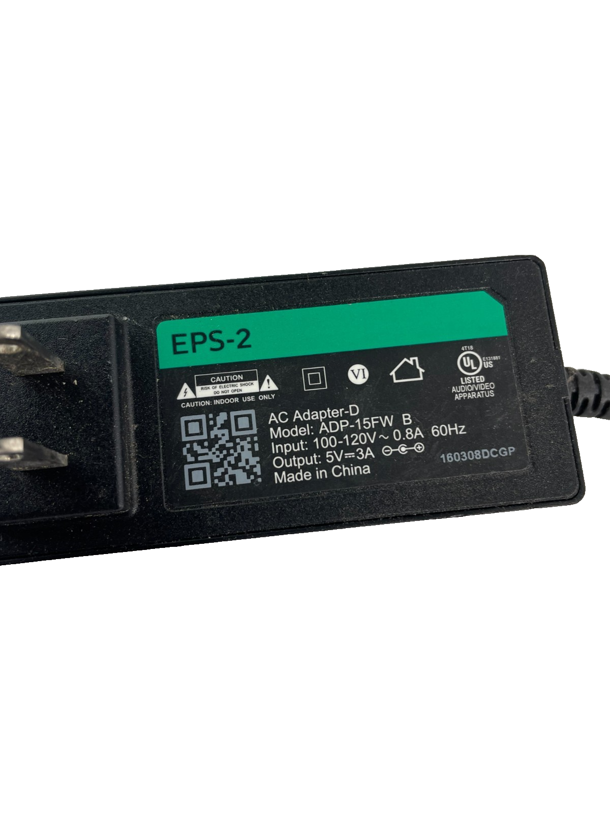 Geniune EPS -2 ADP-15FW B Output 5V 3A AC Power Supply AC Adapter-D #A85