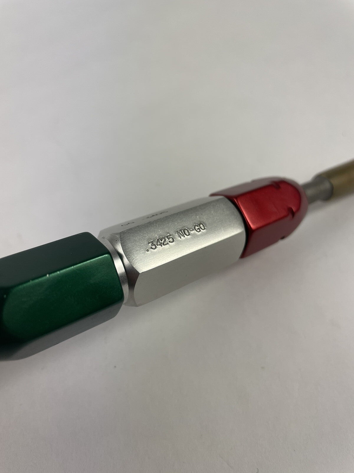 Reversible Plain Go NoGo Pin Plug Gage Gauge with handle X= .3406 & .3425