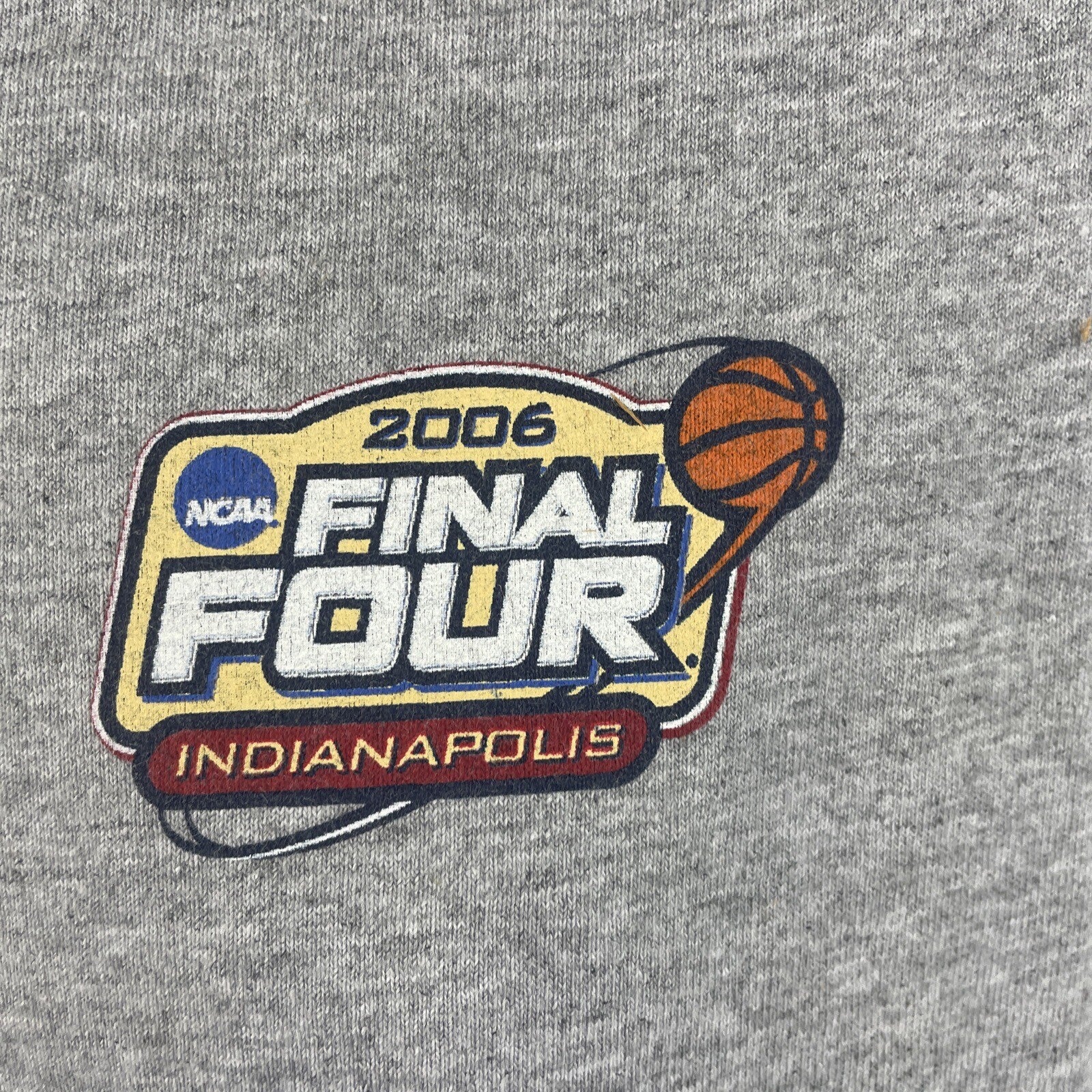 NCAA Final Four Men’s 2006 Indianapolis LS XL Heather Gray Stadium Exclusive VGC