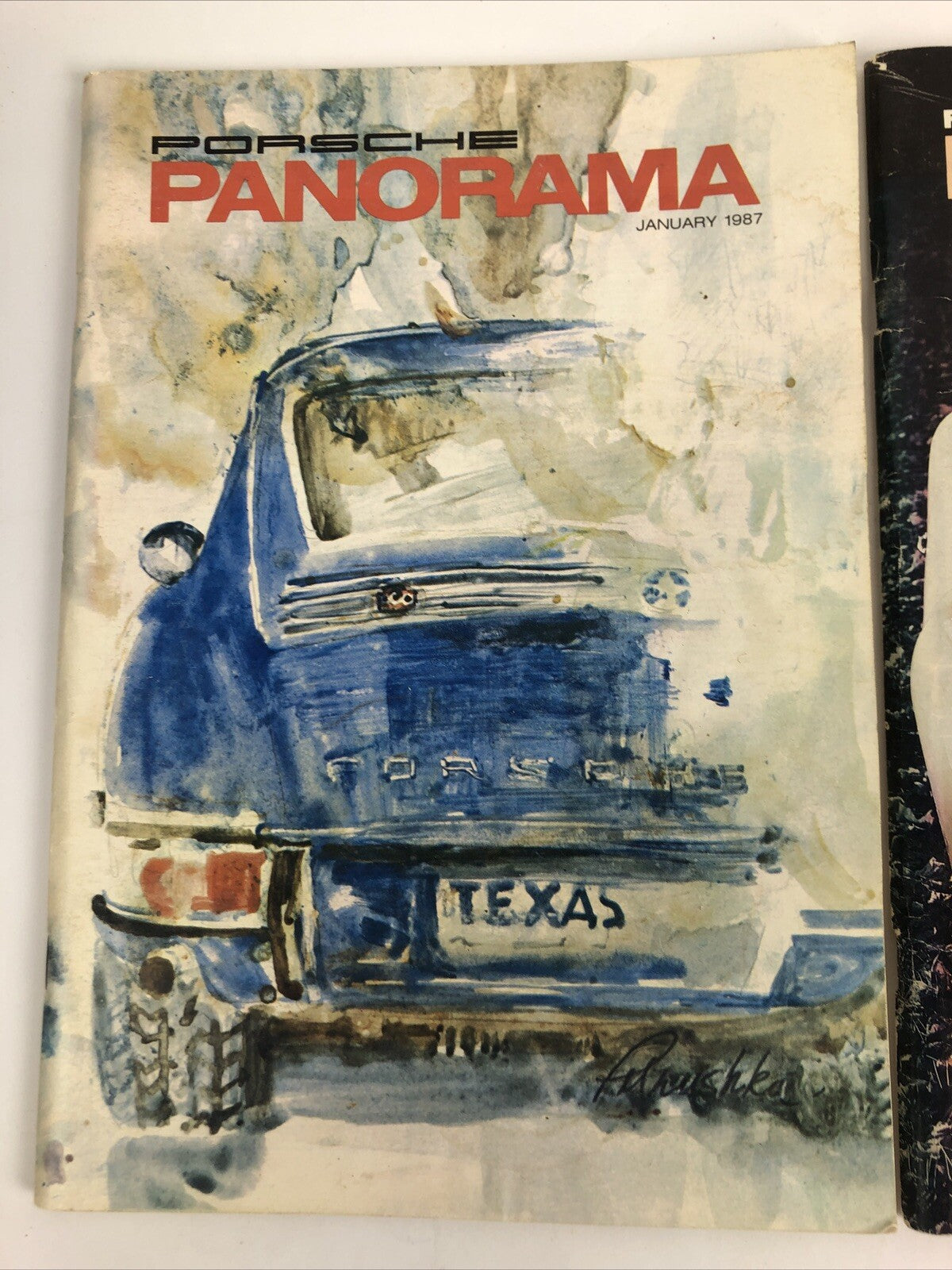 Porsche Panorama Magazine - 1987 Complete Set 30th Anniversary 12 issue - RARE